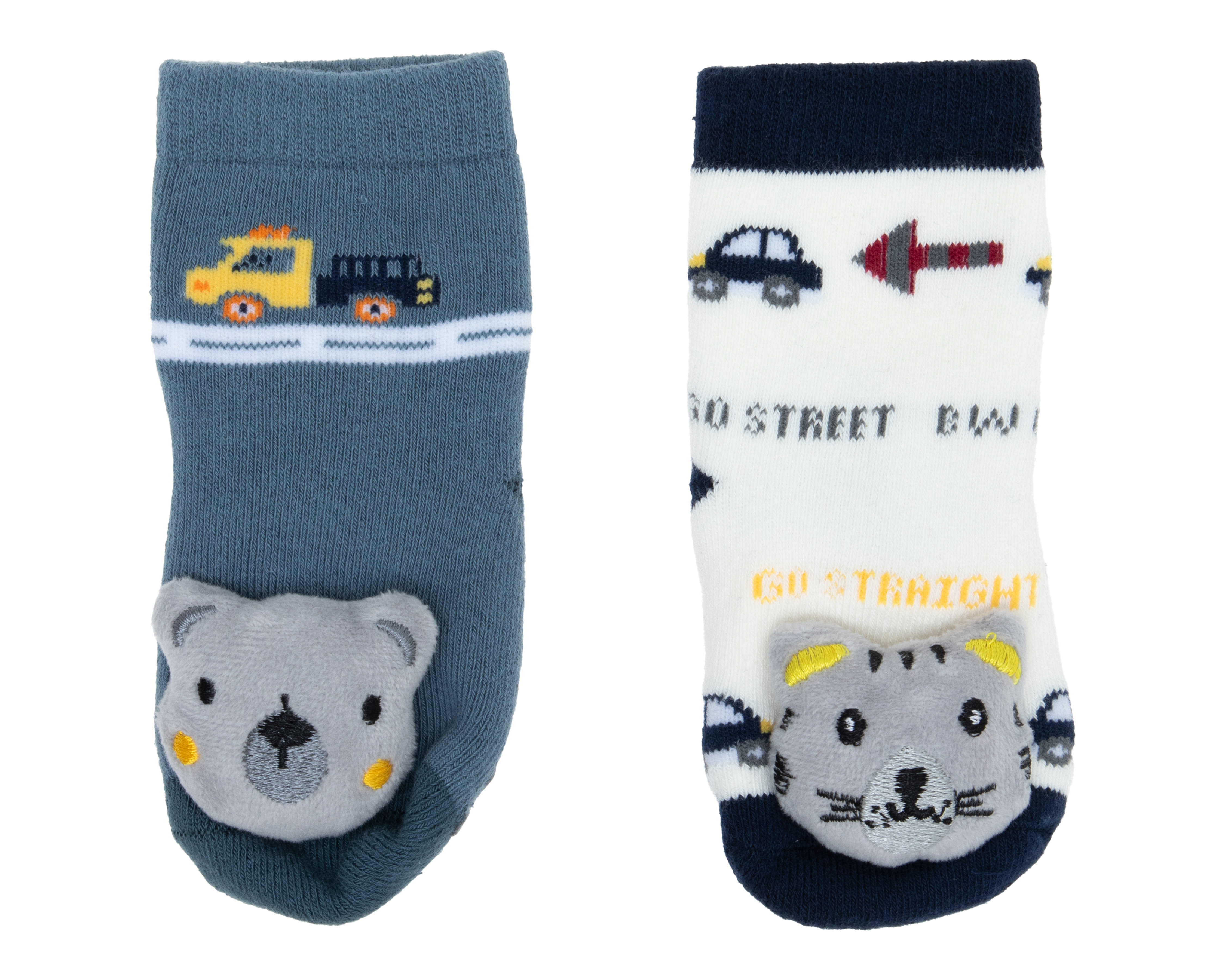 Foto 2 pulgar | Foto 1 | Calcetines para Bebé Niño Baby Colors 2 Pares