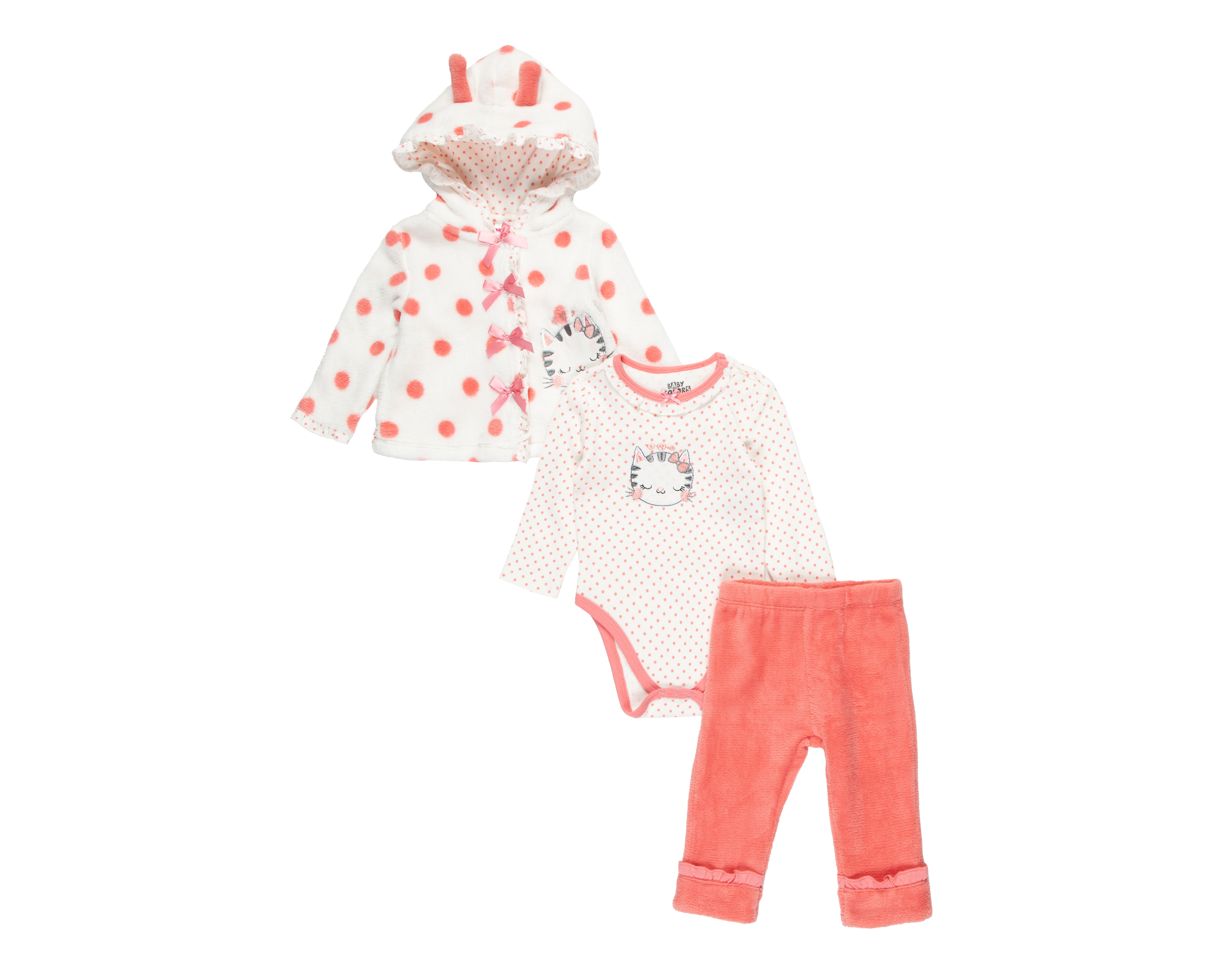 Foto 1 | Foto 1 | Conjunto para Bebé Niña Baby Colors 3 Piezas