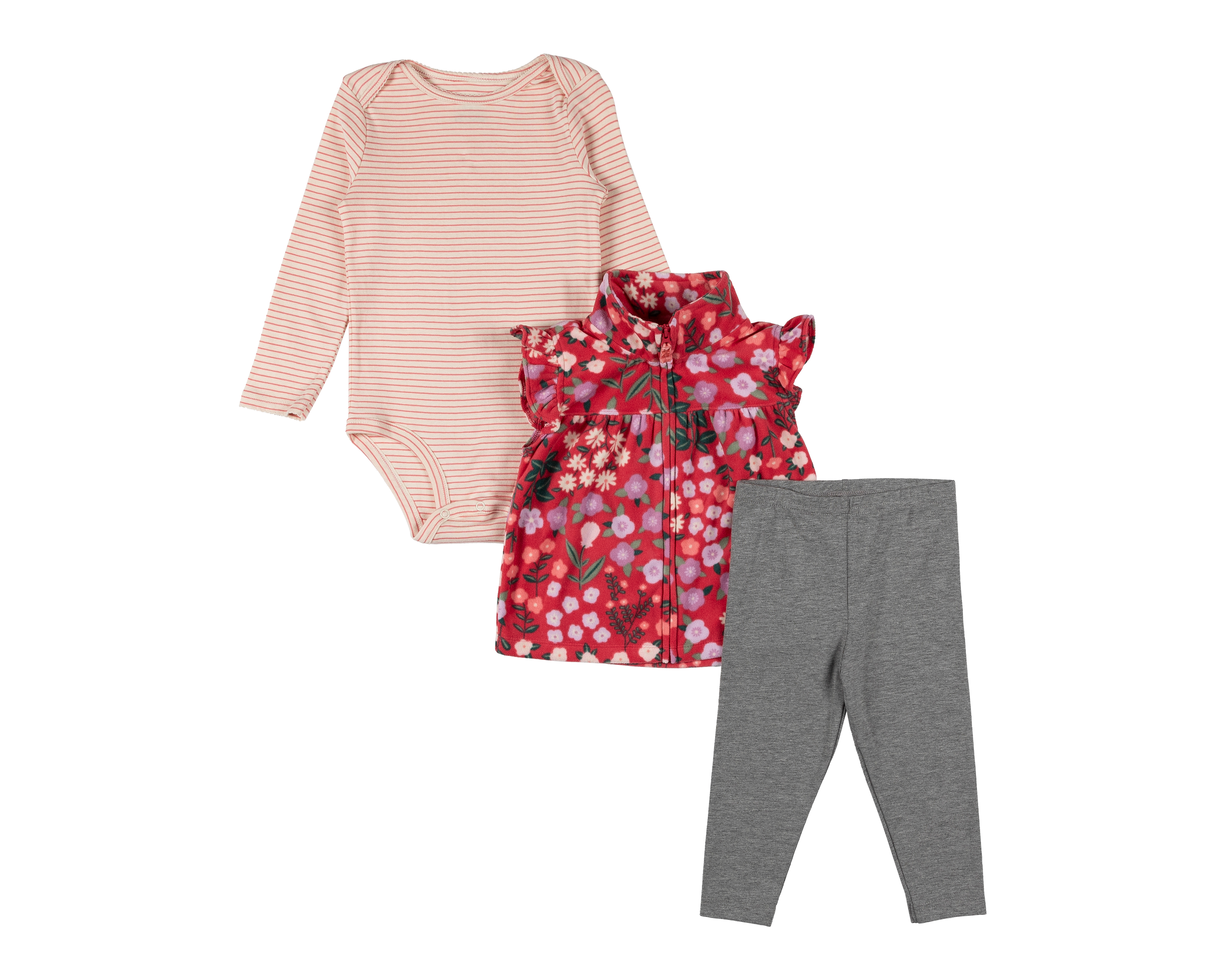 Foto 2 pulgar | Foto 1 | Conjunto Carter's para Bebé Niña 3 Piezas