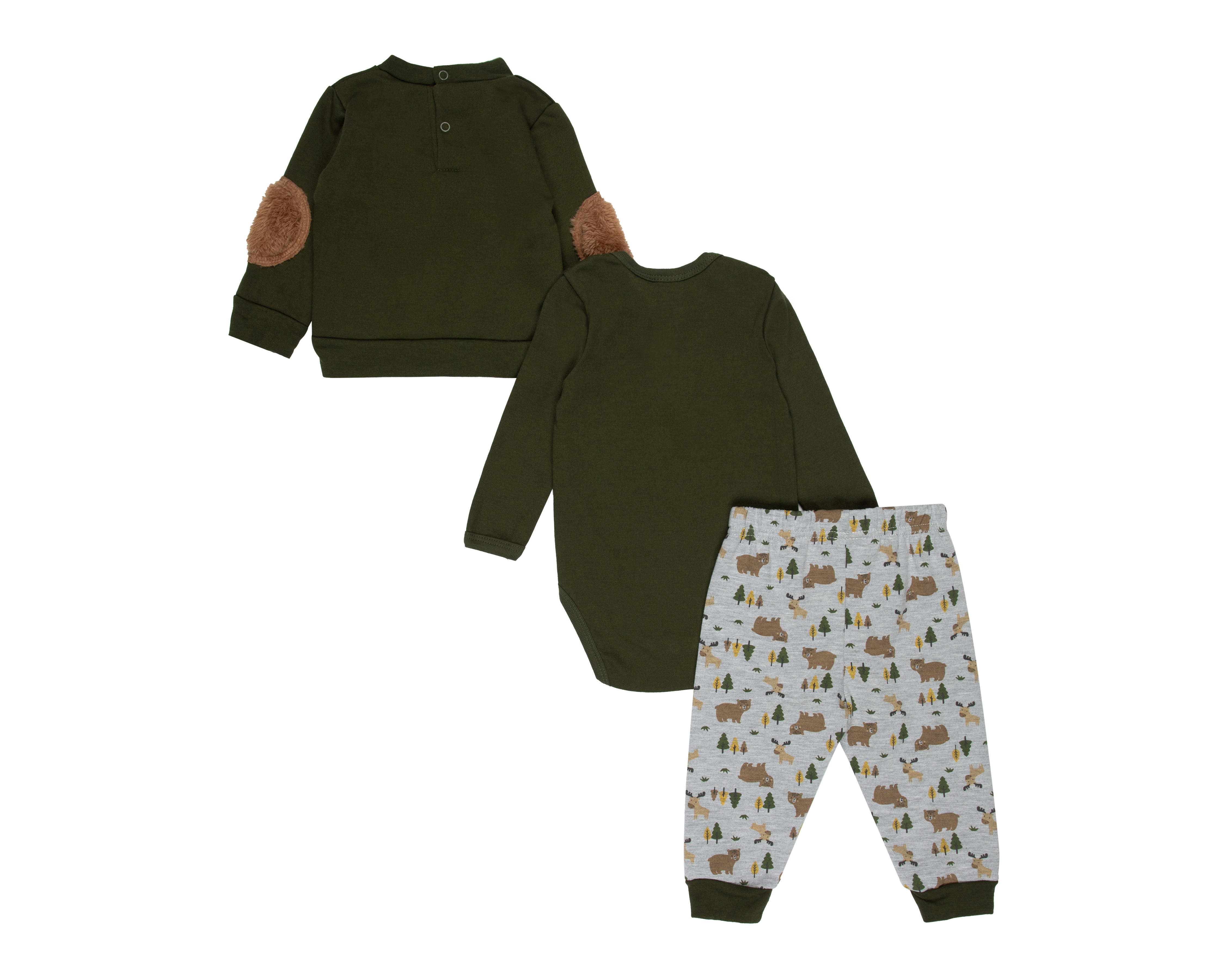 Foto 3 pulgar | Foto 2 | Conjunto para Bebé Niño Baby Colors Estampado 3 Piezas