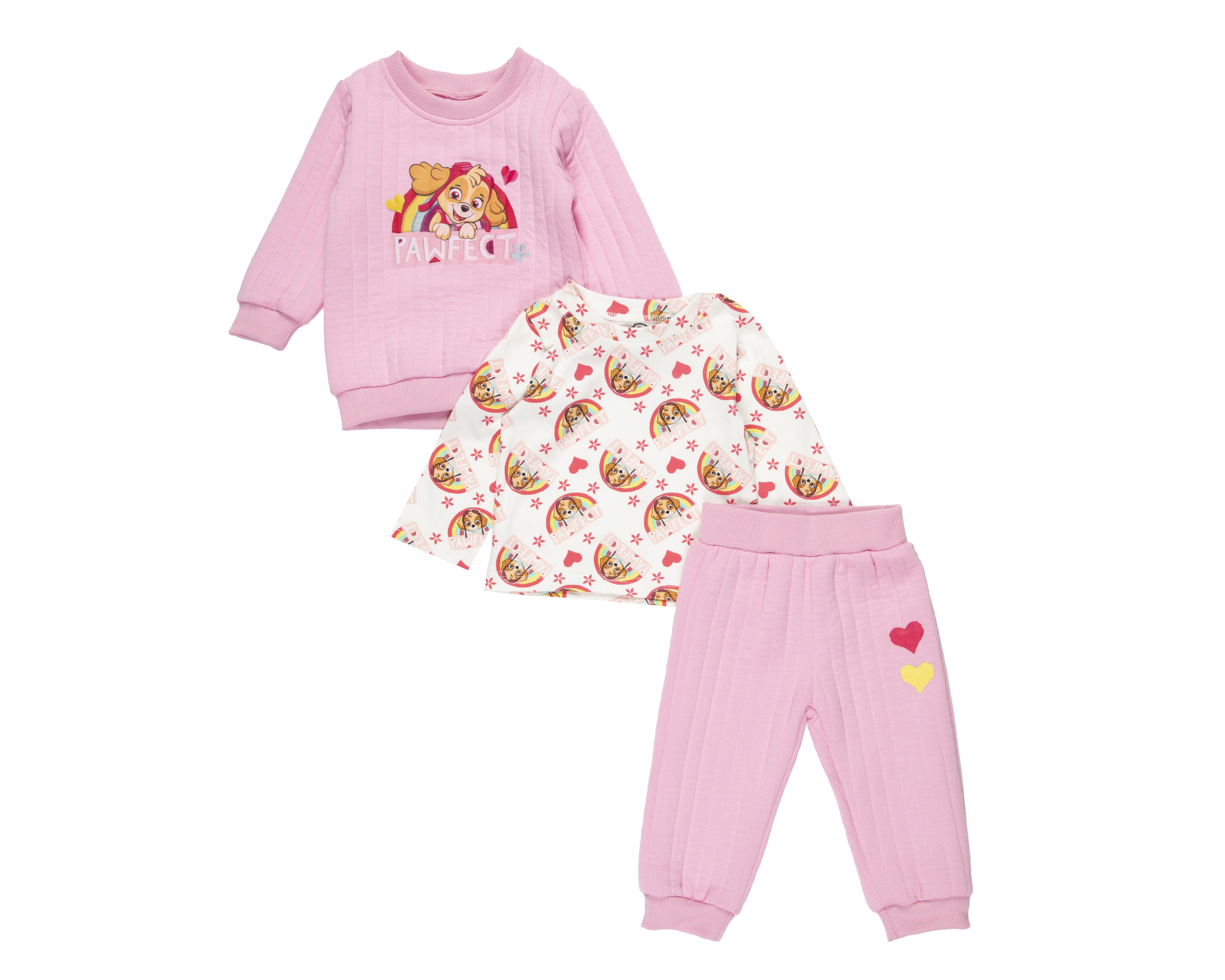 Conjunto para Bebé Niña Paw Patrol 3 Piezas