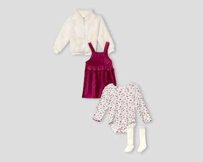 Foto 1 | Foto 1 | Conjunto para Bebé Niña Baby Colors 4 Piezas