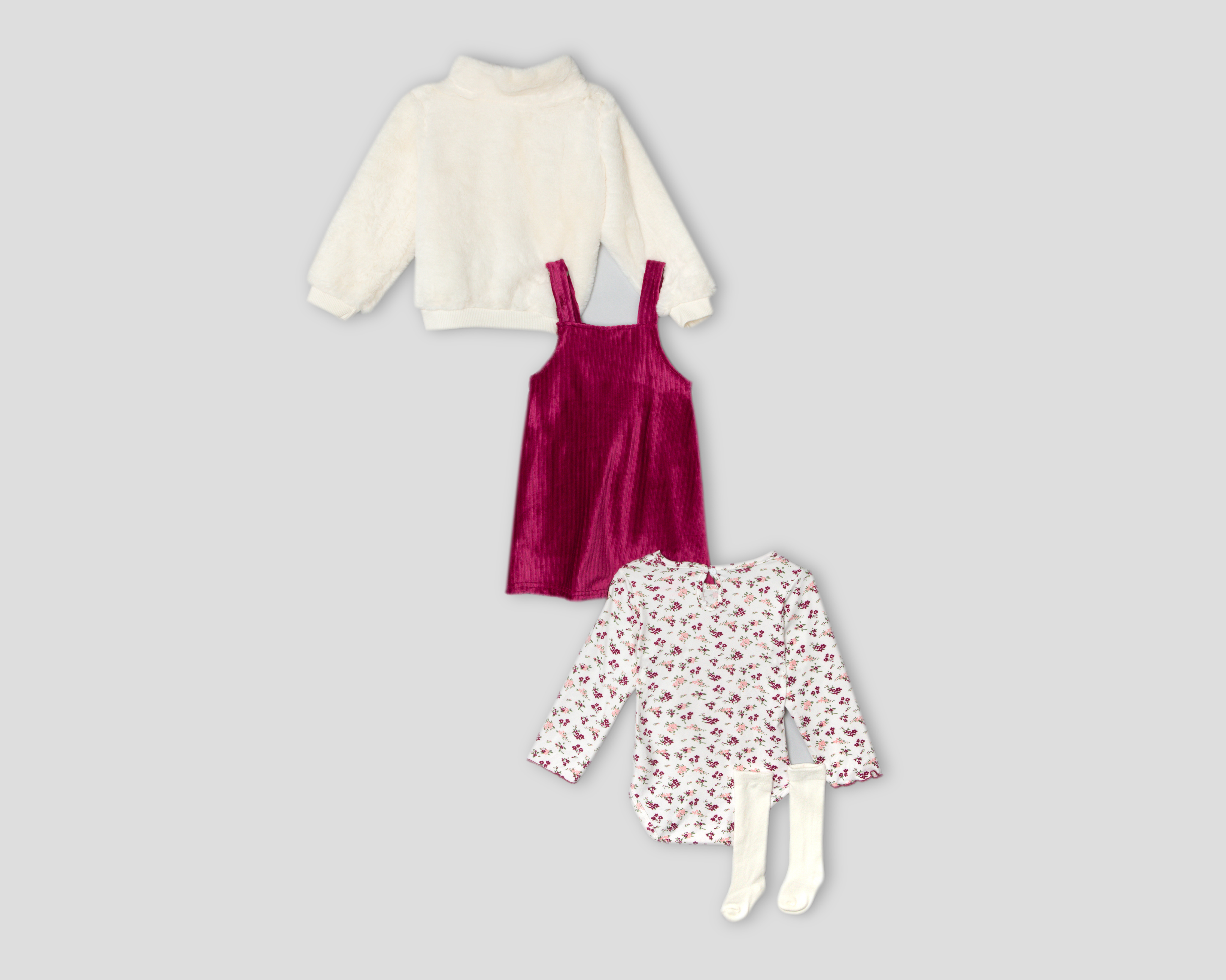 Foto 3 pulgar | Foto 2 | Conjunto para Bebé Niña Baby Colors 4 Piezas