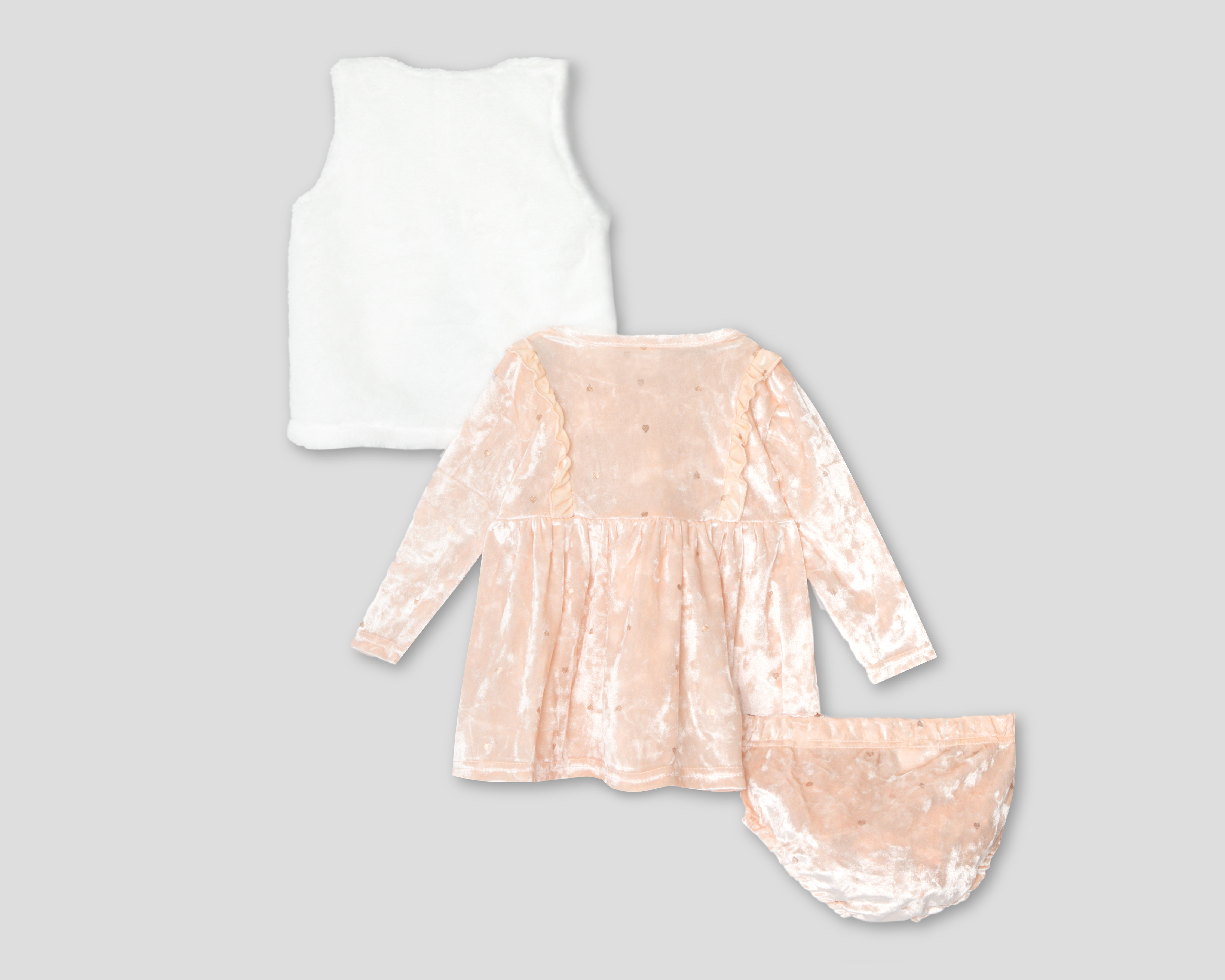 Foto 2 | Foto 2 | Conjunto de Bebé Niña Baby Colors 3 Piezas