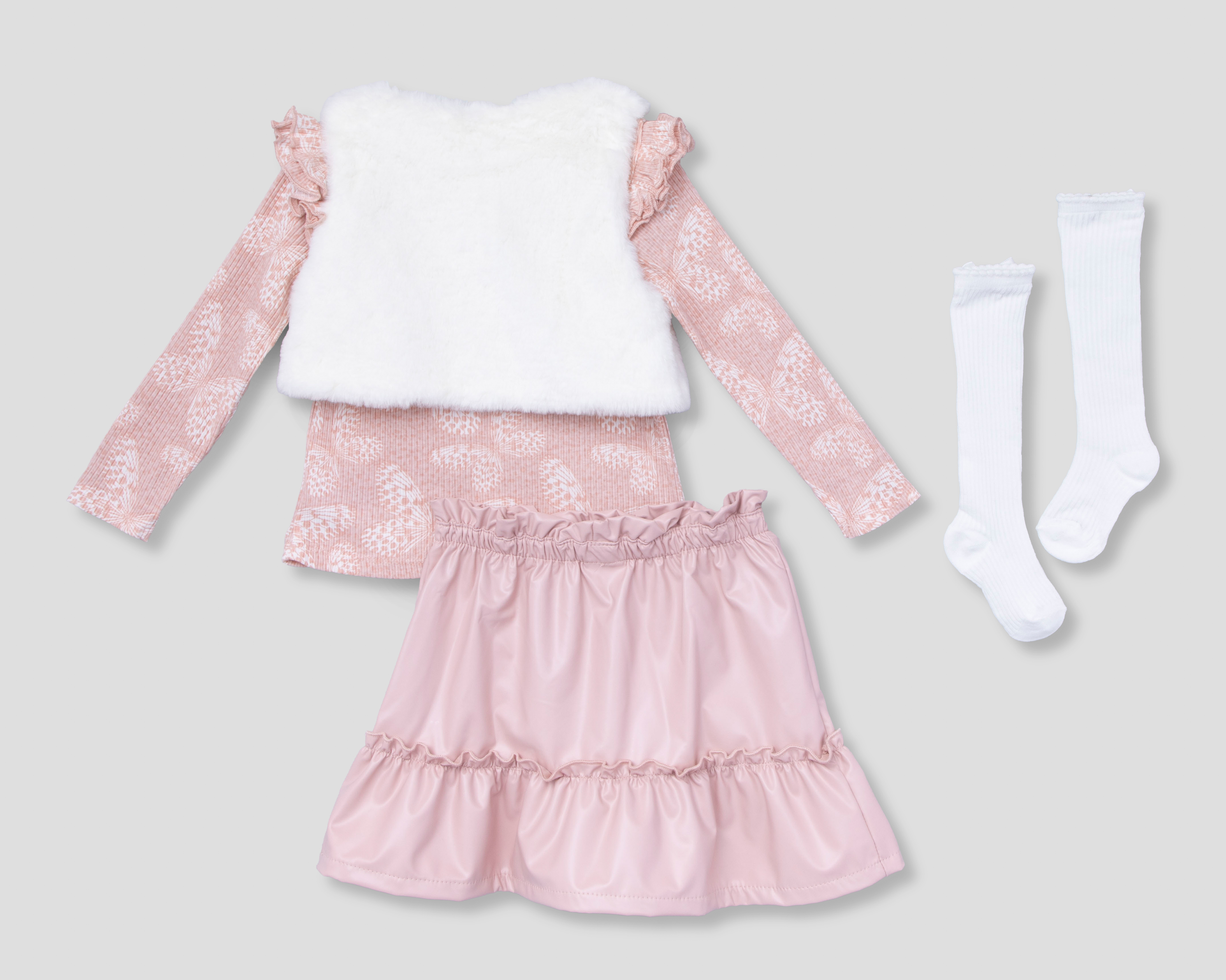 Foto 2 | Foto 2 | Conjunto para Bebé Niña Baby Colors 4 Piezas