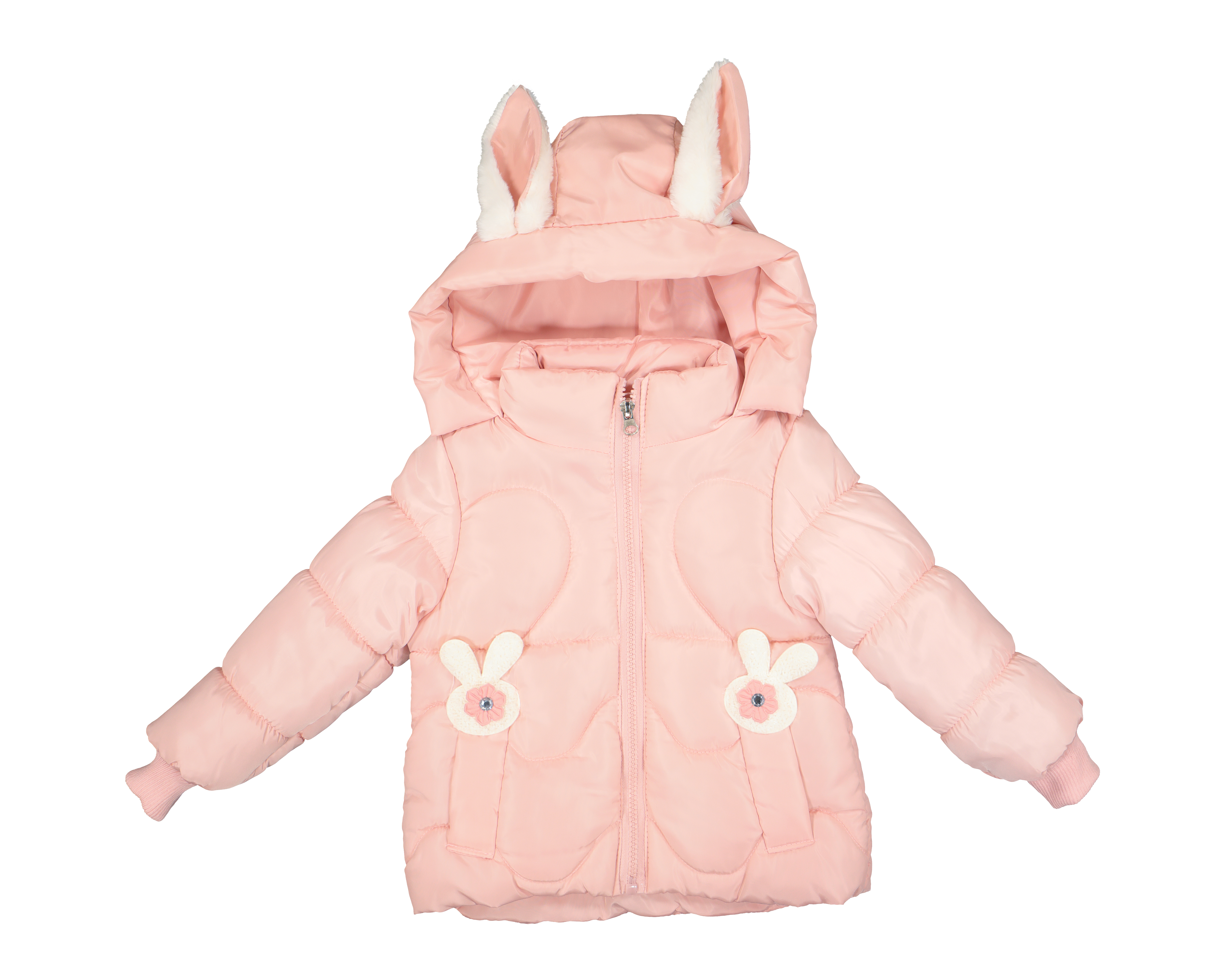 Foto 4 pulgar | Foto 3 | Chamarra Baby Colors para Bebé Niña