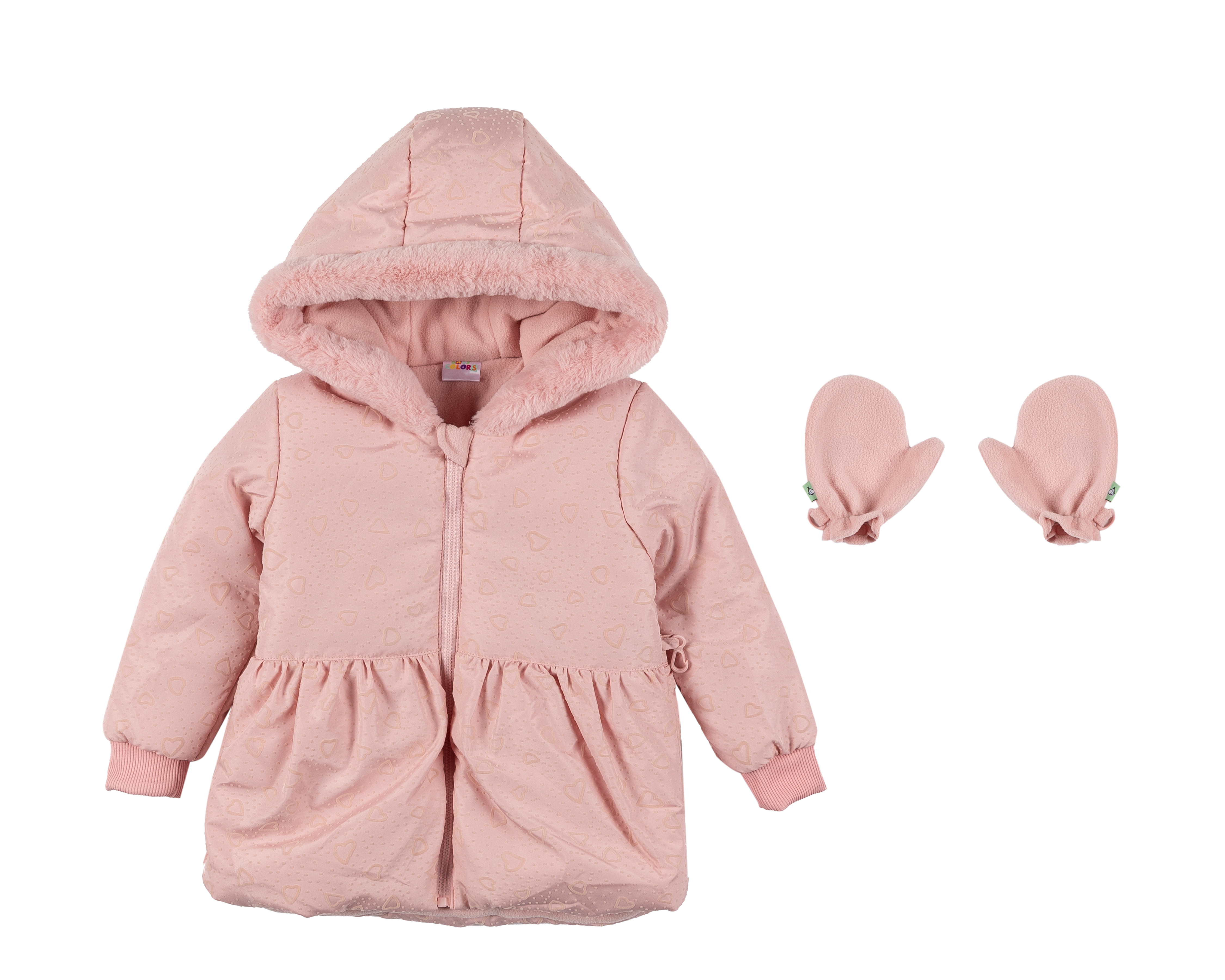 Foto 1 | Foto 1 | Chamarra Baby Colors para Bebé Niña con Guantes