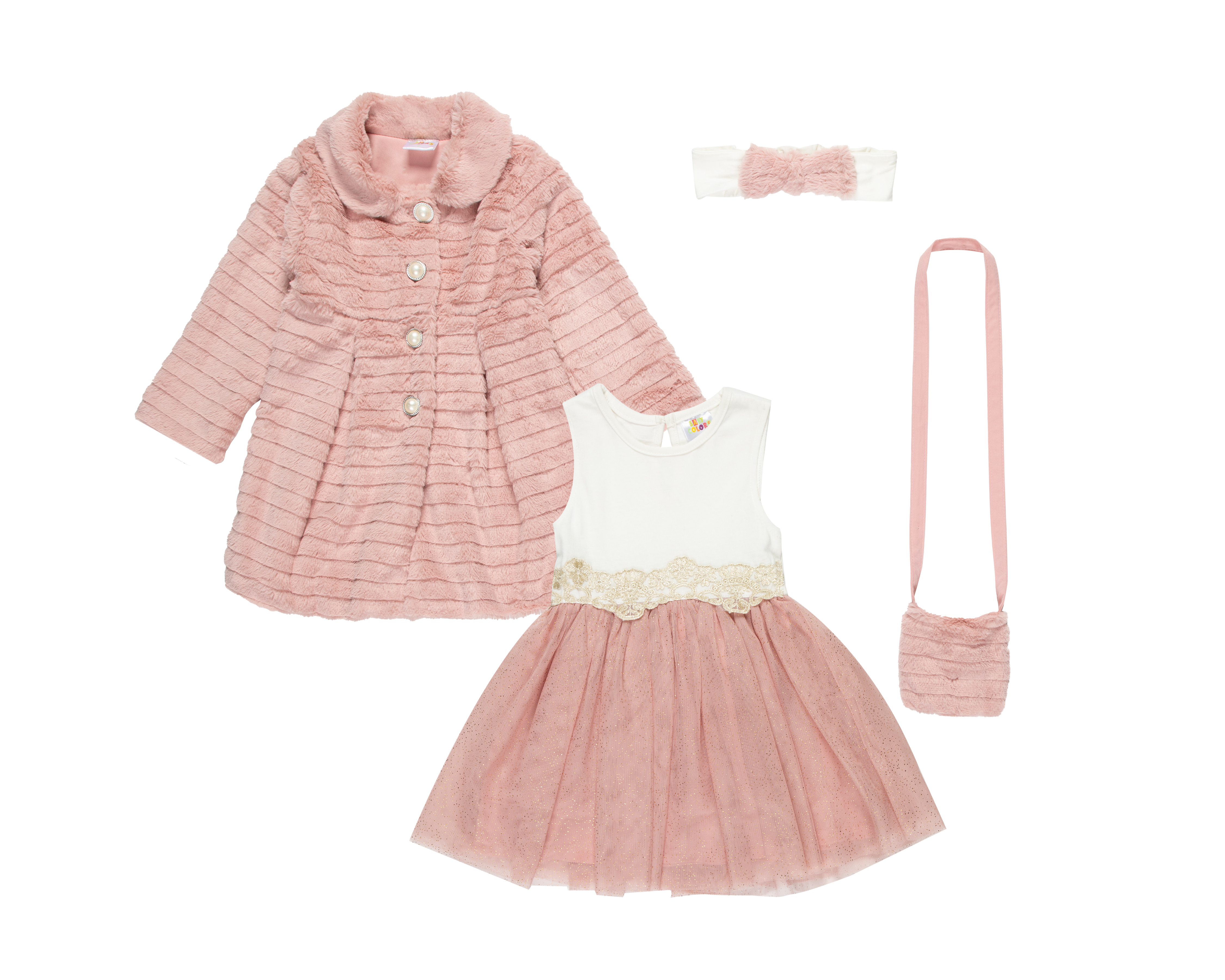 Foto 1 | Foto 1 | Conjunto Baby Colors para Niña 4 Piezas