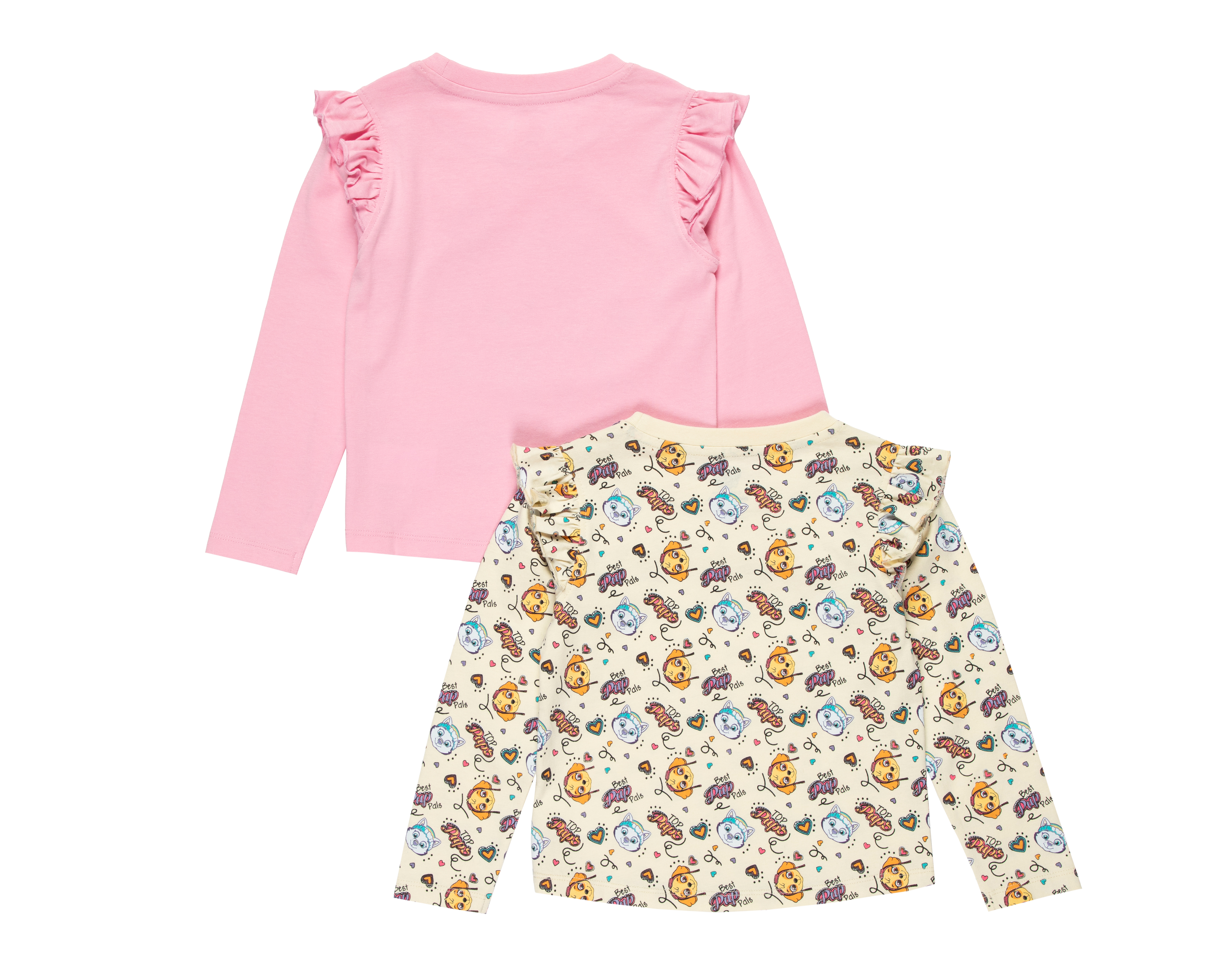 Foto 2 | Foto 2 | Playera para Bebé Paw Patrol de Algodón Estampada 2 Piezas
