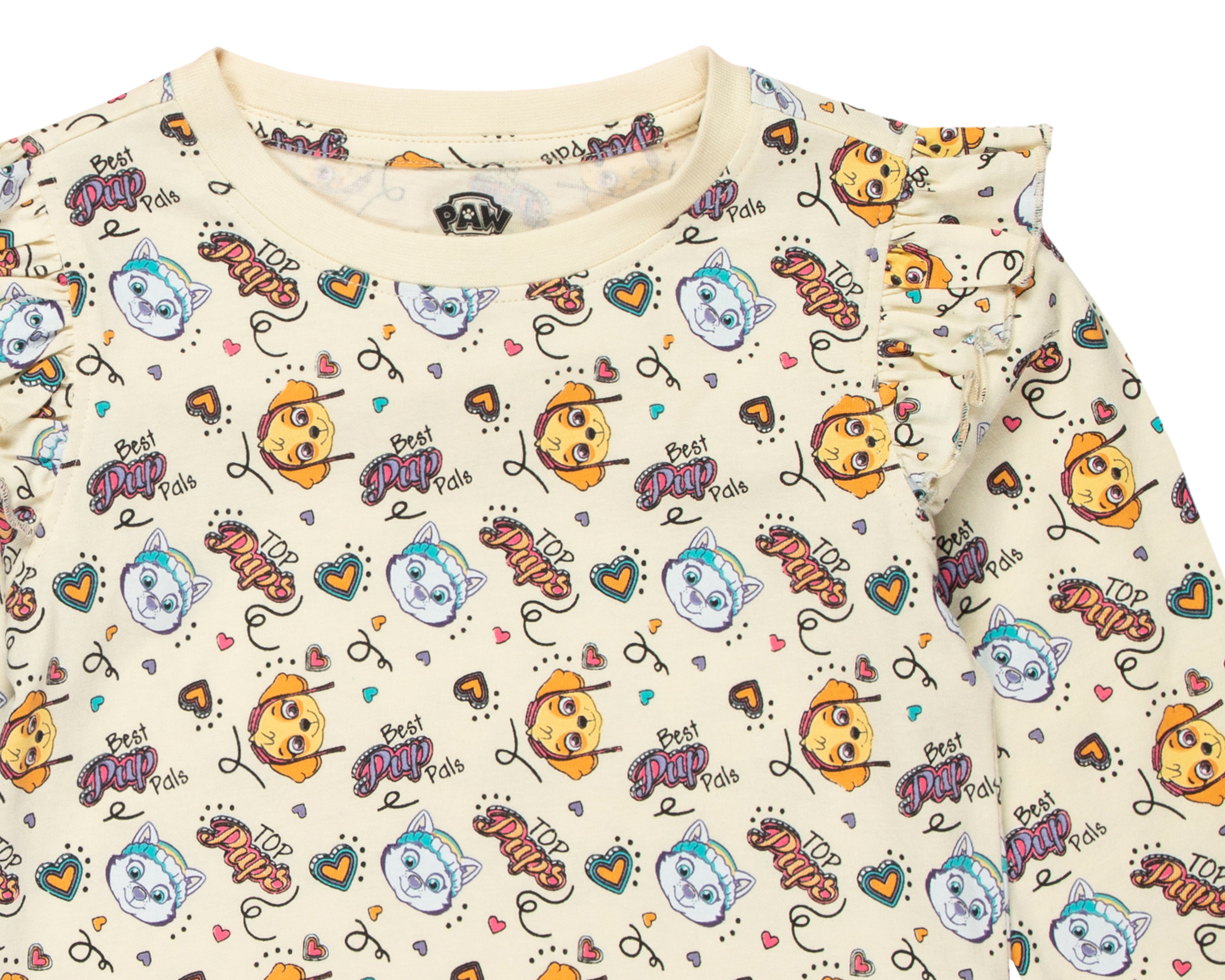 Foto 4 | Foto 4 | Playera para Bebé Paw Patrol de Algodón Estampada 2 Piezas