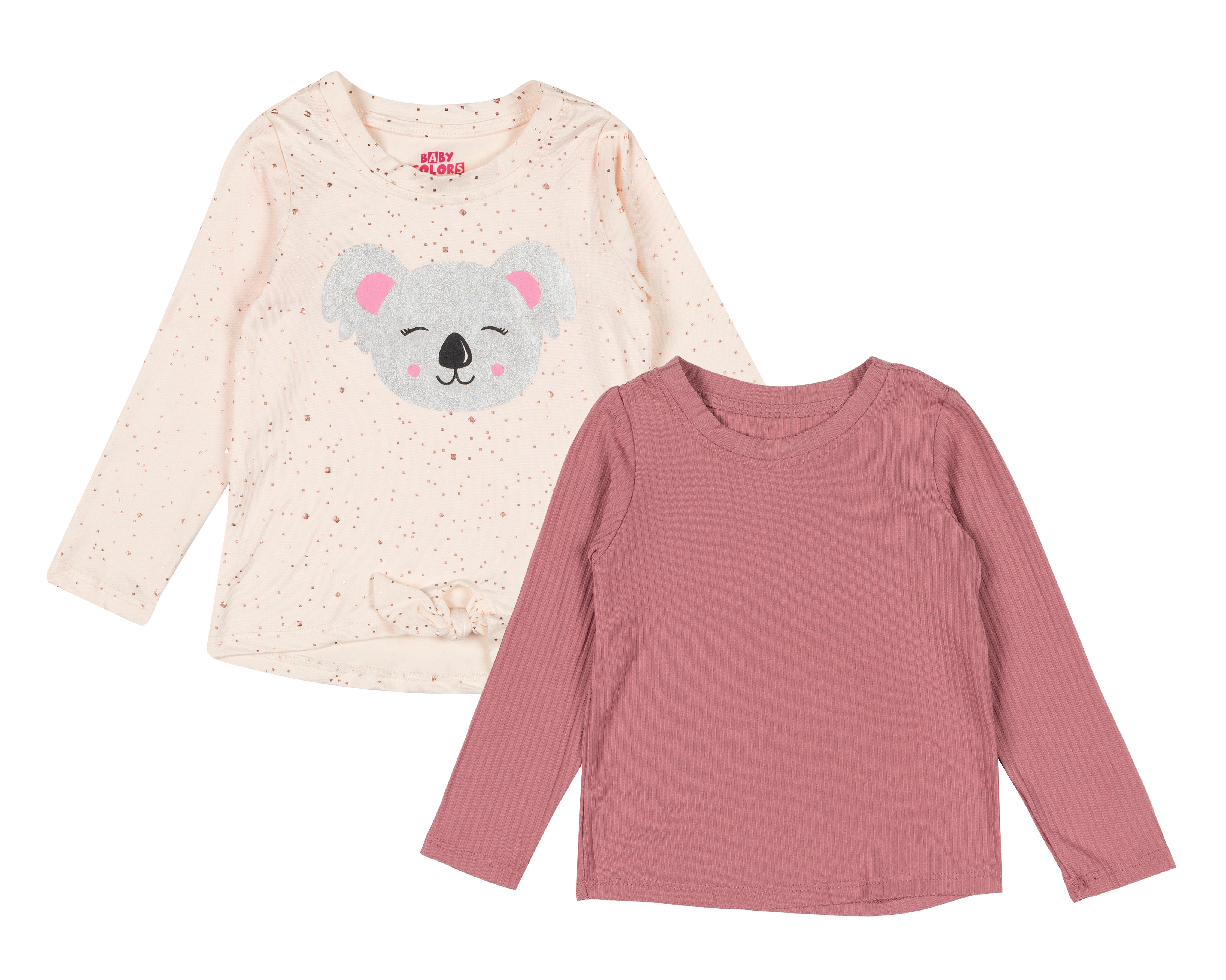 Foto 1 | Foto 1 | Playera Baby Colors para Niña 2 Piezas