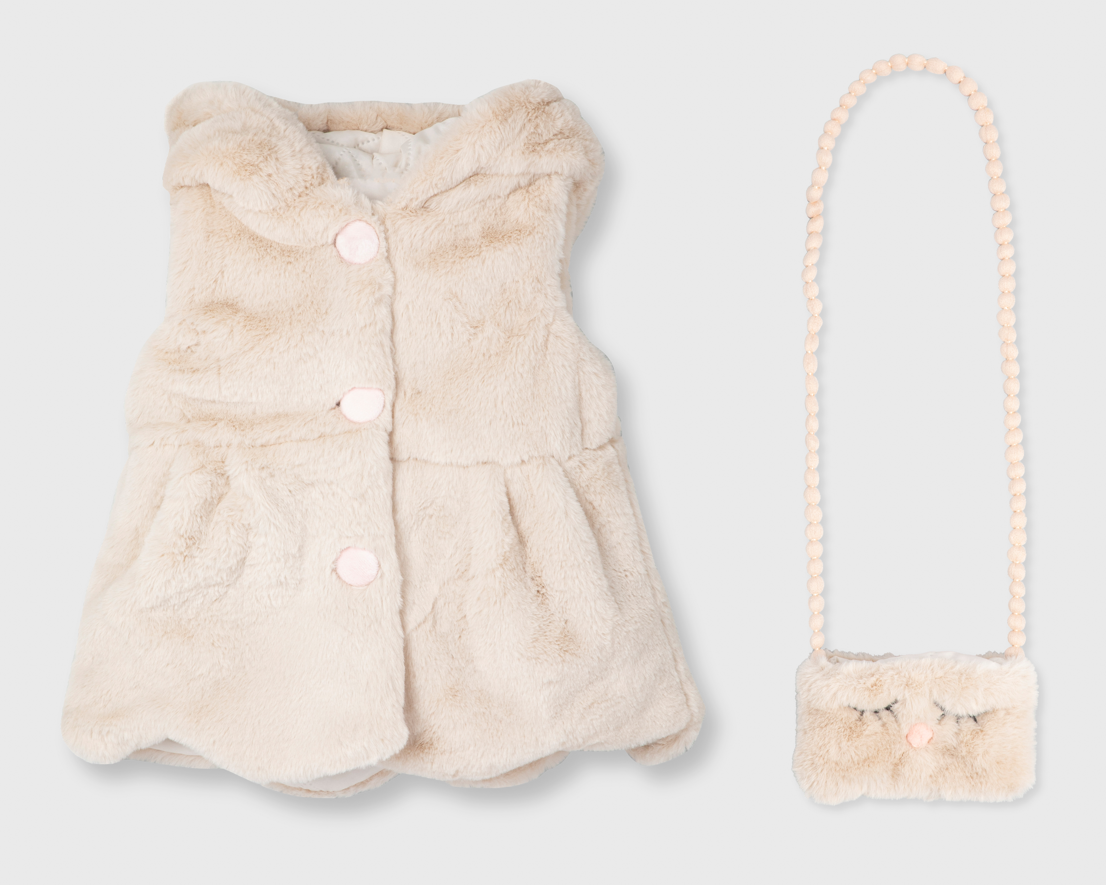 Foto 1 | Foto 1 | Chaleco Baby Colors con Bolsa para Bebé Niña