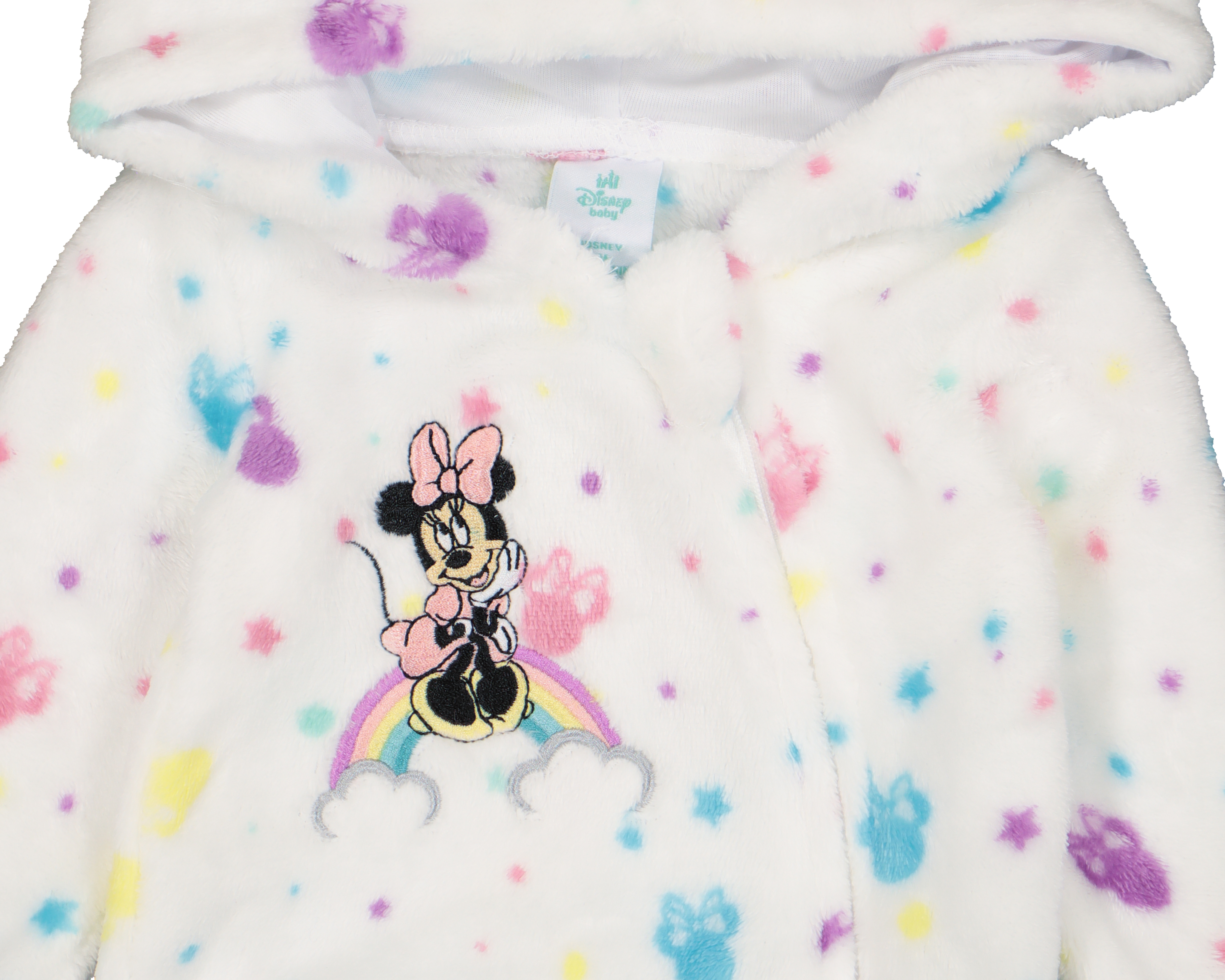 Foto 4 pulgar | Foto 3 | Mameluco para Bebé Niña Disney con Capucha