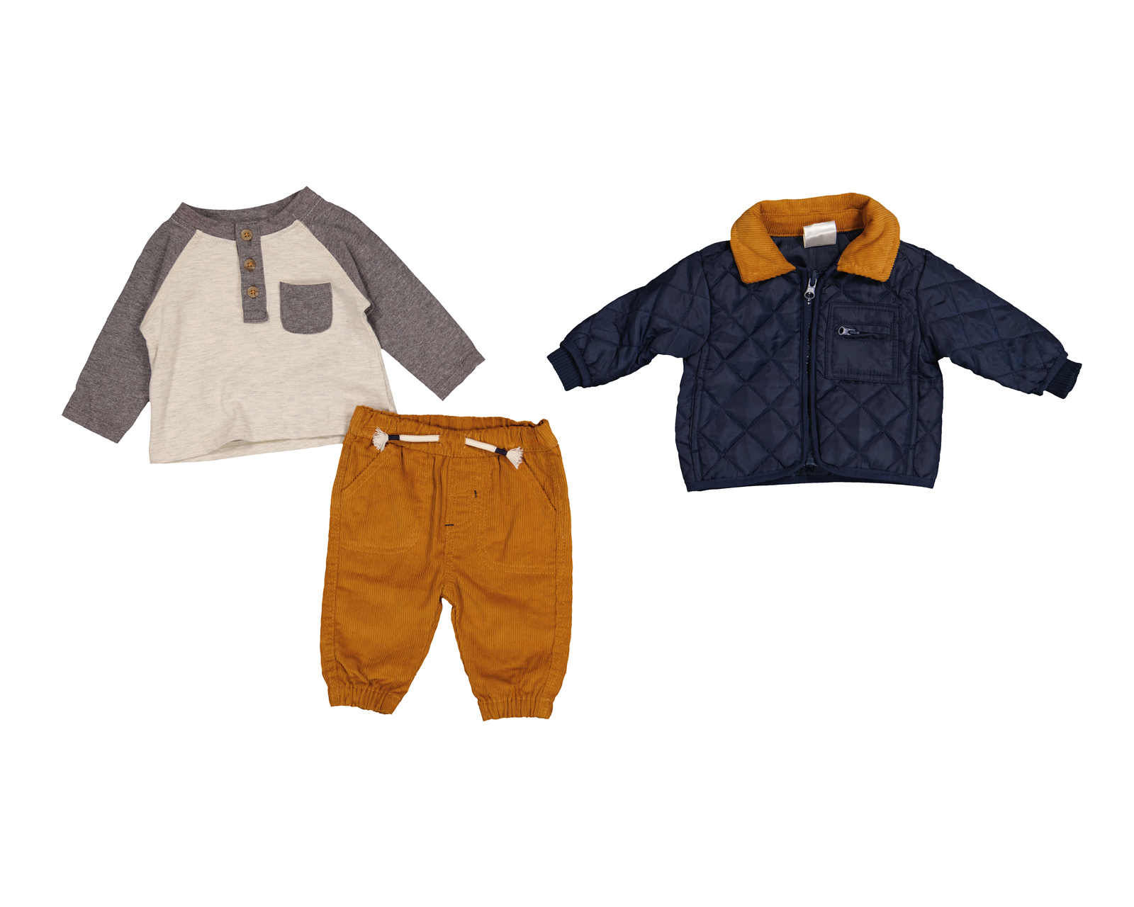 Conjunto para Bebé Niño Baby Colors 3 Piezas