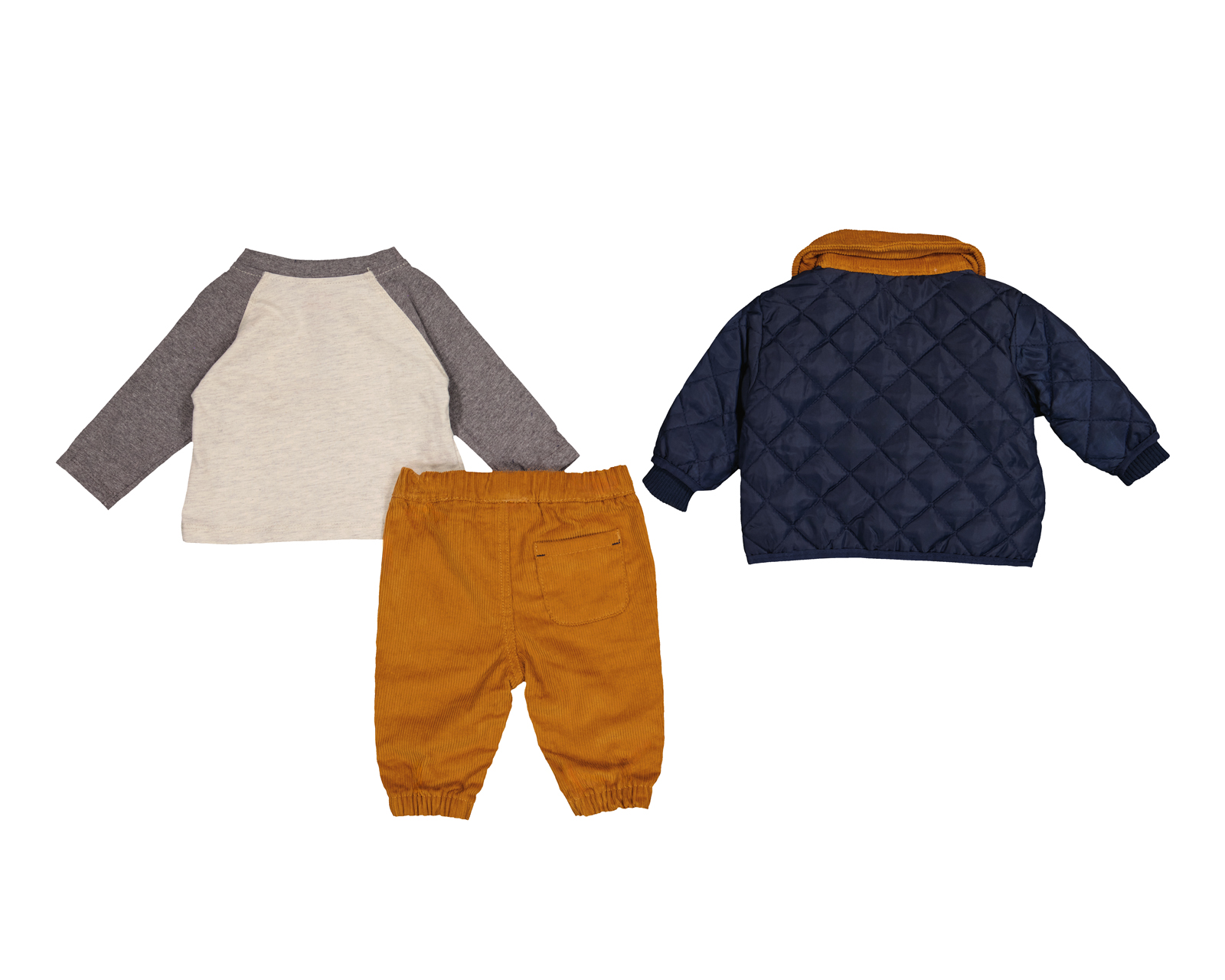 Foto 3 pulgar | Foto 2 | Conjunto para Bebé Niño Baby Colors 3 Piezas