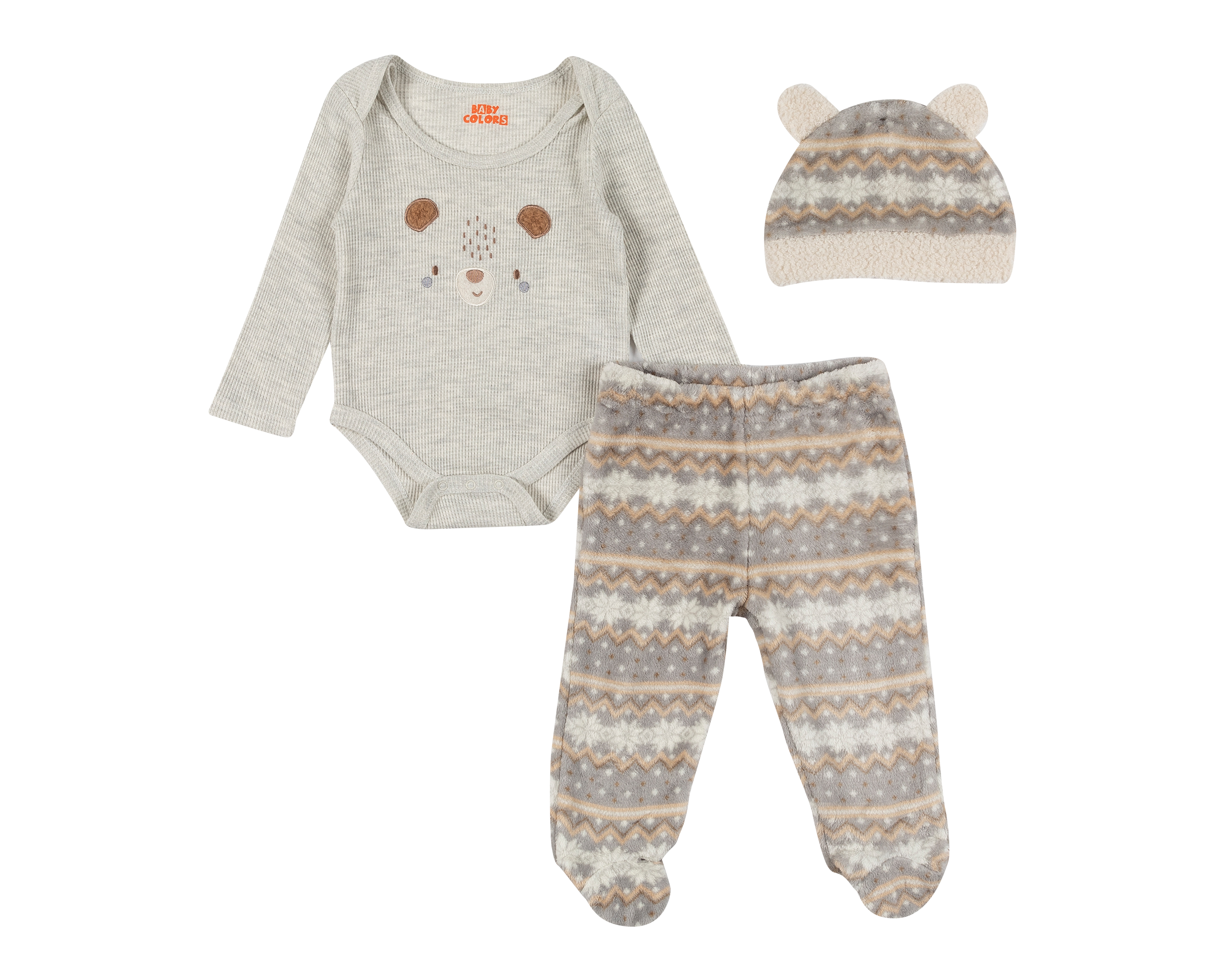 Foto 2 pulgar | Foto 1 | Conjunto para Bebé Niño Baby Colors 3 Piezas