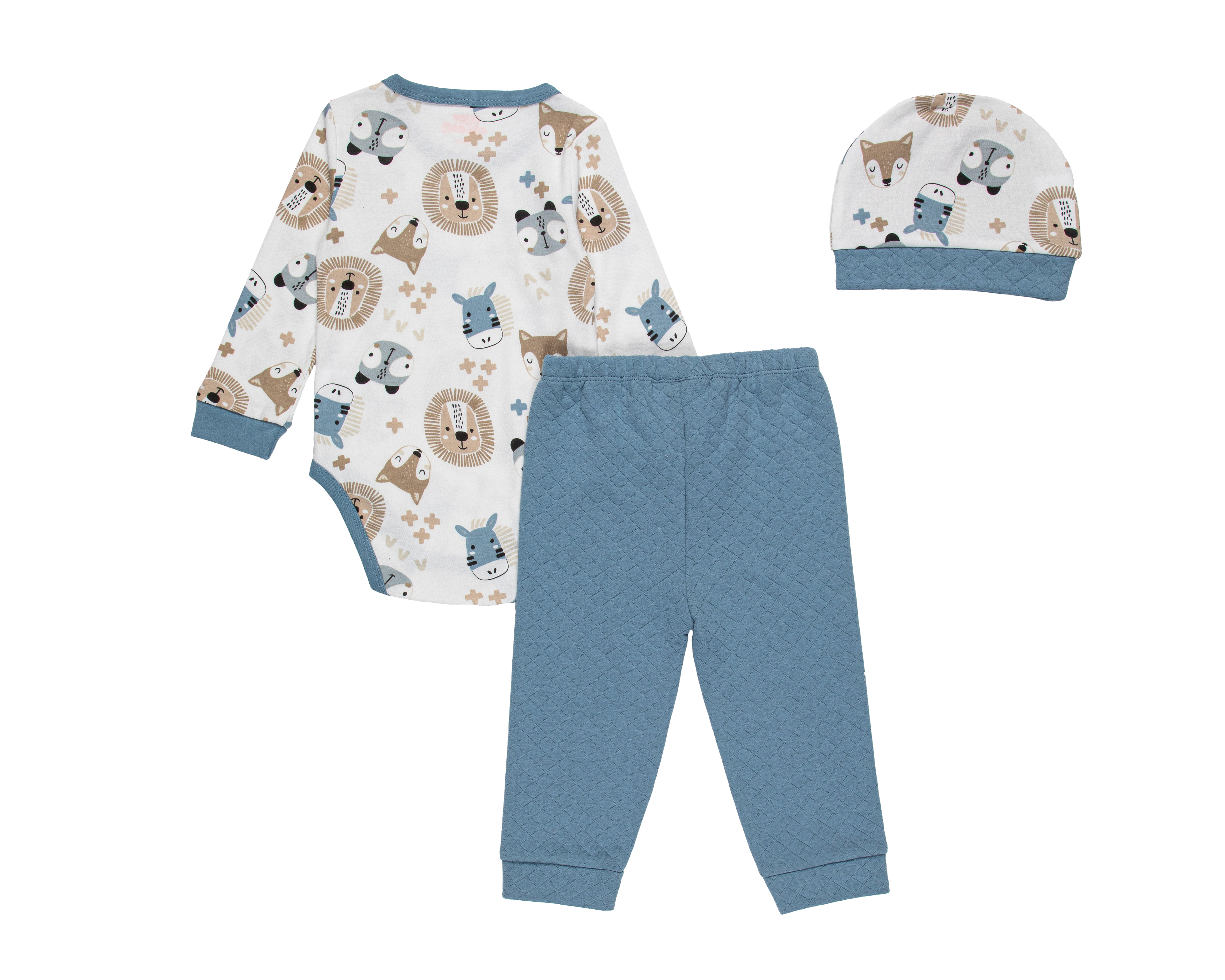 Foto 2 | Foto 2 | Conjunto Baby Colors para Bebé Niño 3 Piezas