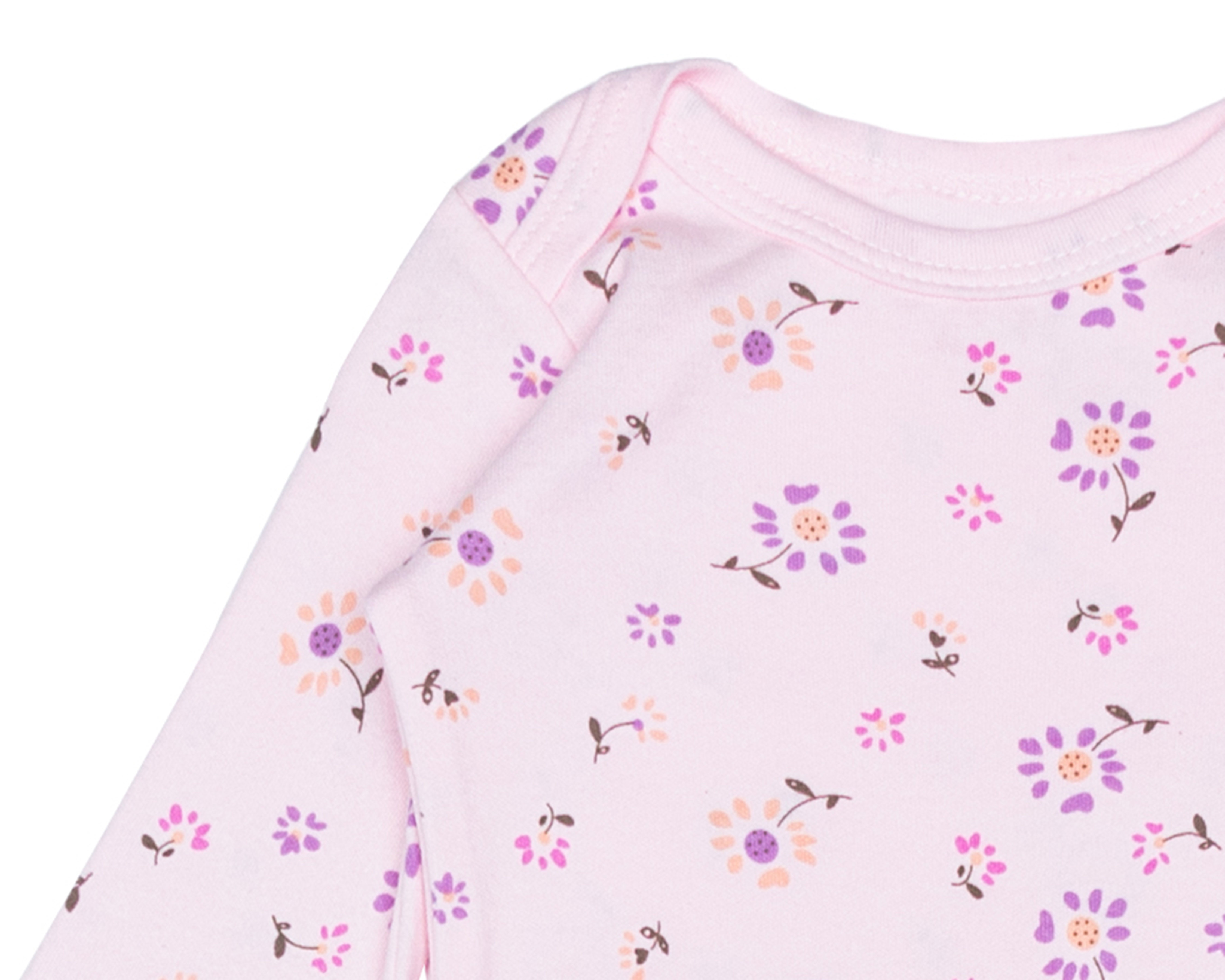 Foto 4 pulgar | Foto 3 | Pañalero para Bebé Niña Baby Colors de Algodón Manga Larga 5 Piezas