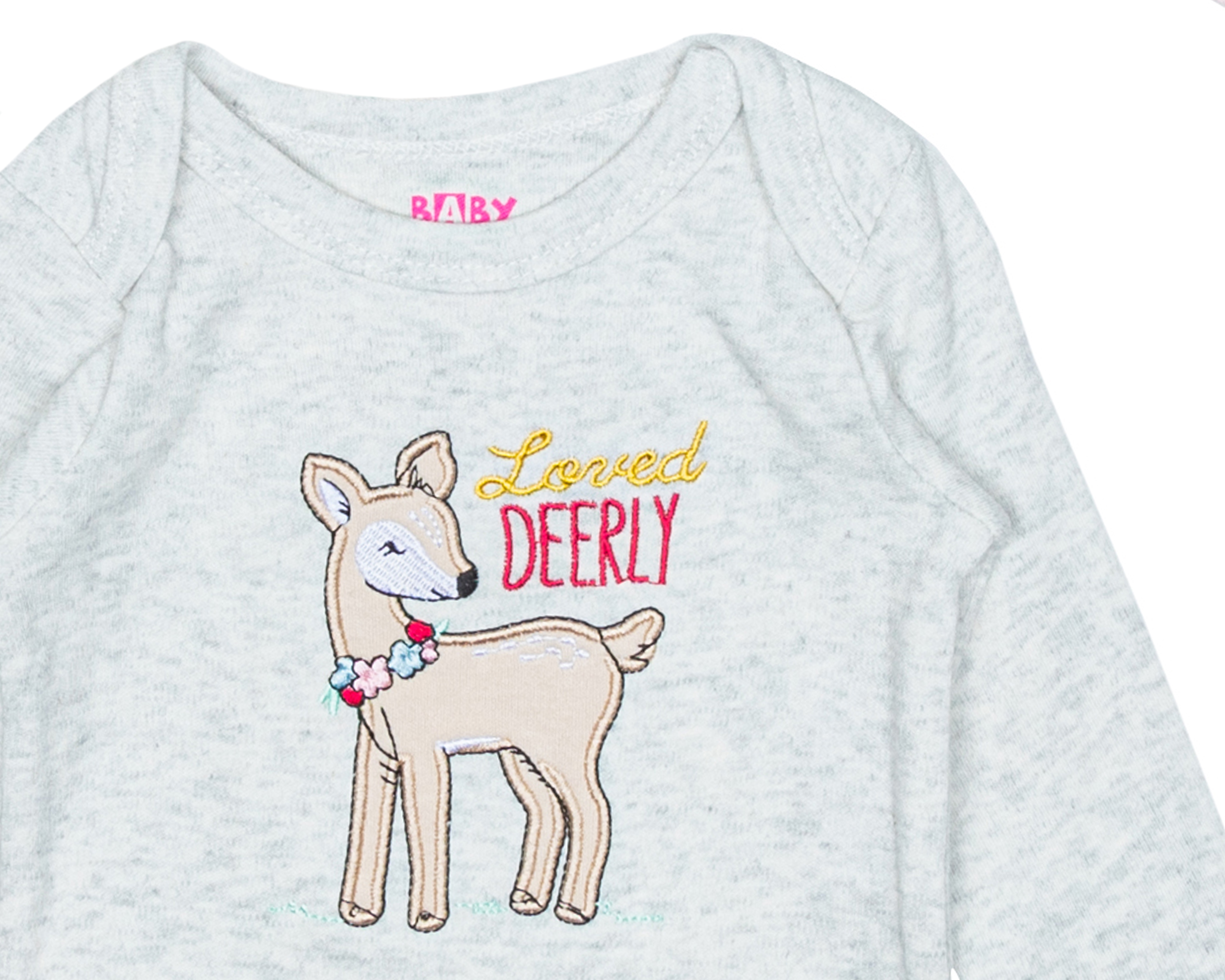 Foto 6 | Foto 6 | Pañalero para Bebé Niña Baby Colors de Algodón Manga Larga 5 Piezas