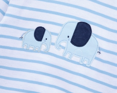 Foto 4 | Foto 4 | Playera para Bebé Baby Colors de Algodón Print Elefantes 3 Piezas