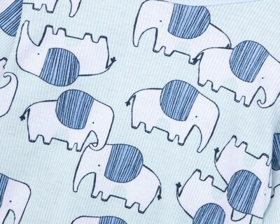 Foto 5 | Foto 5 | Playera para Bebé Baby Colors de Algodón Print Elefantes 3 Piezas