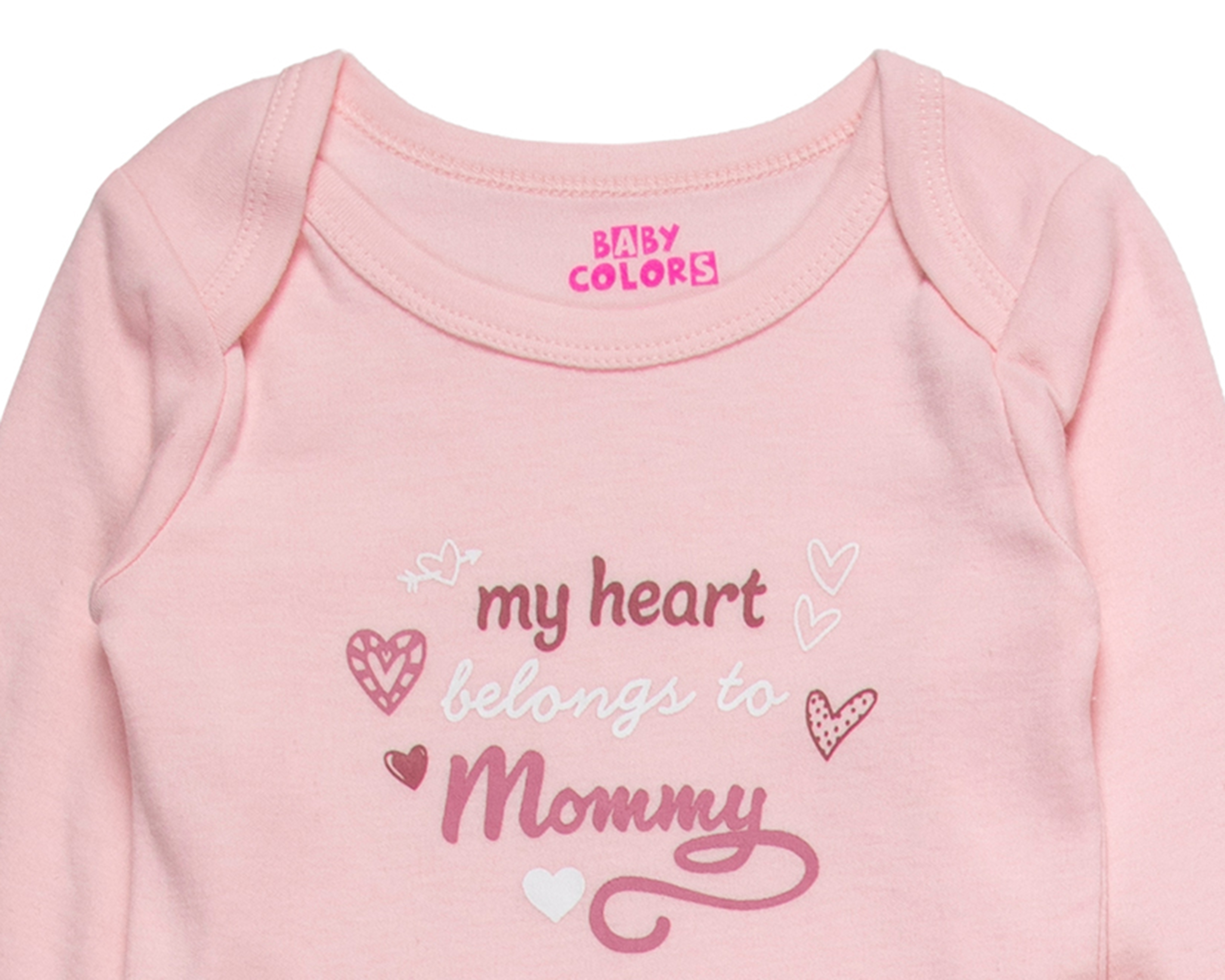 Foto 4 pulgar | Foto 3 | Pañalero para Bebé Niña Baby Colors Rosa 4 Piezas