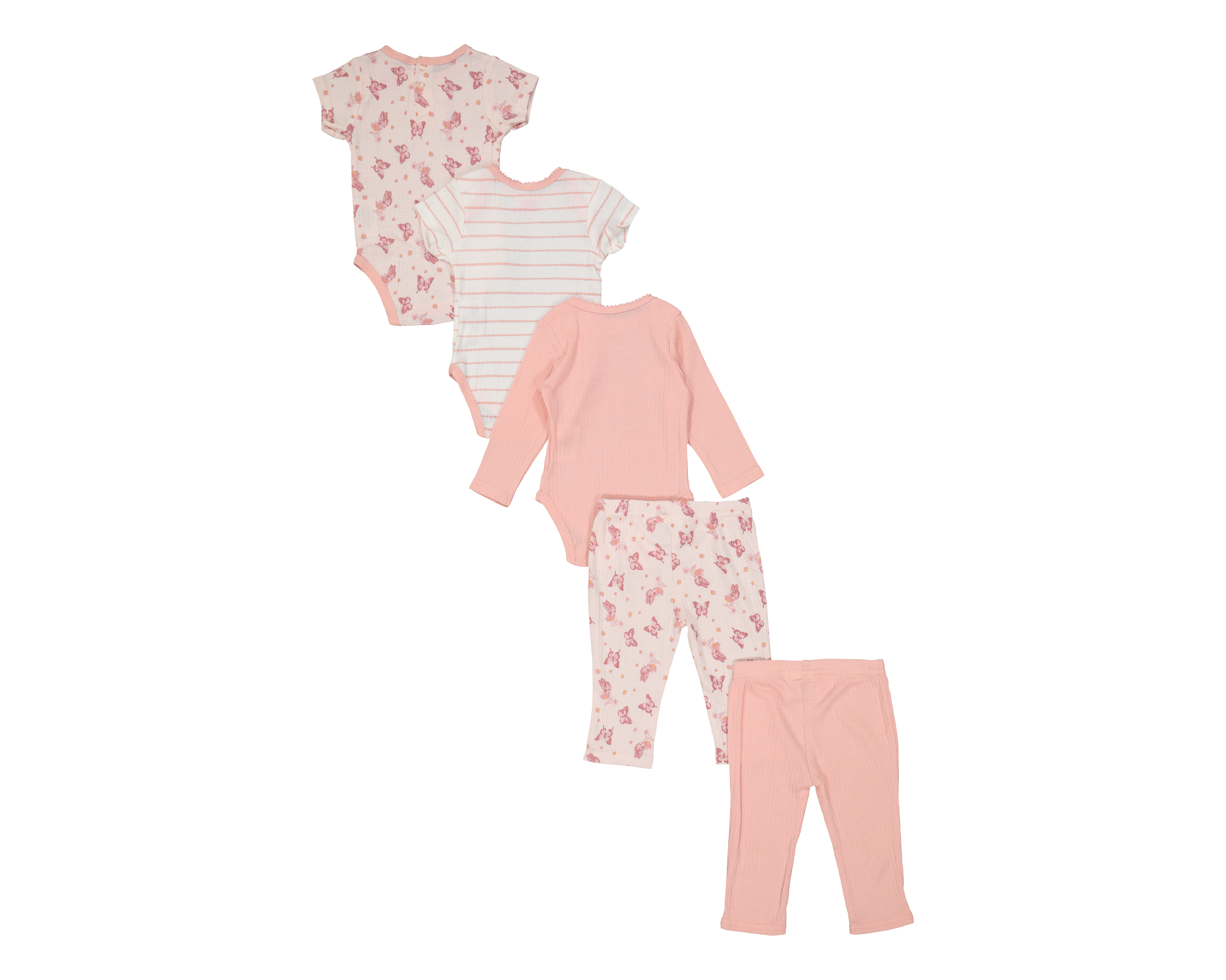 Foto 2 | Foto 2 | Pañaleros para Bebé Niña Baby Colors 5 Piezas