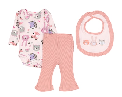 Foto 1 | Foto 1 | Conjunto para Bebé Niña Baby Colors 3 Piezas