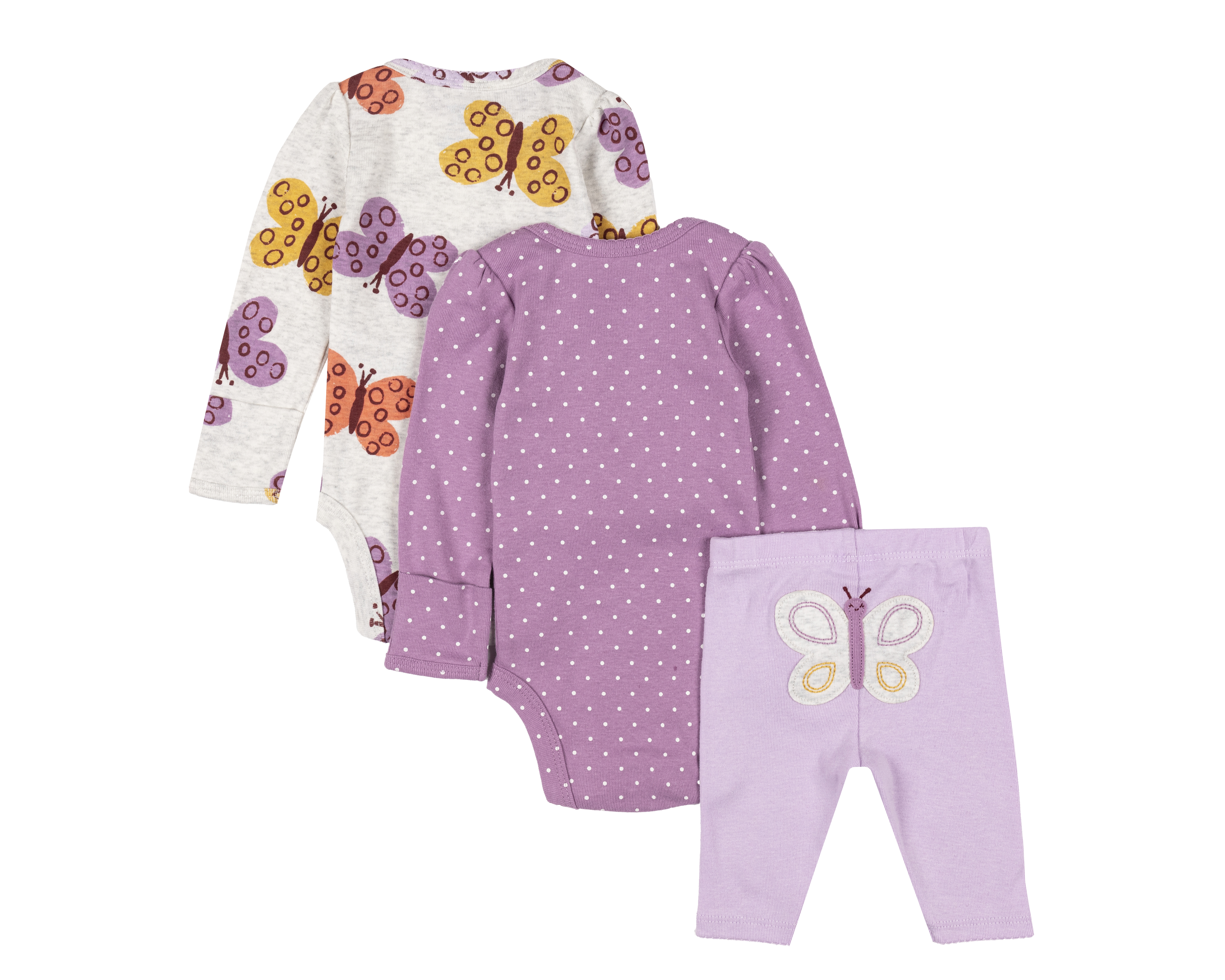 Foto 2 | Foto 2 | Conjunto para Bebé Niña Carter's de Algodón 3 Piezas