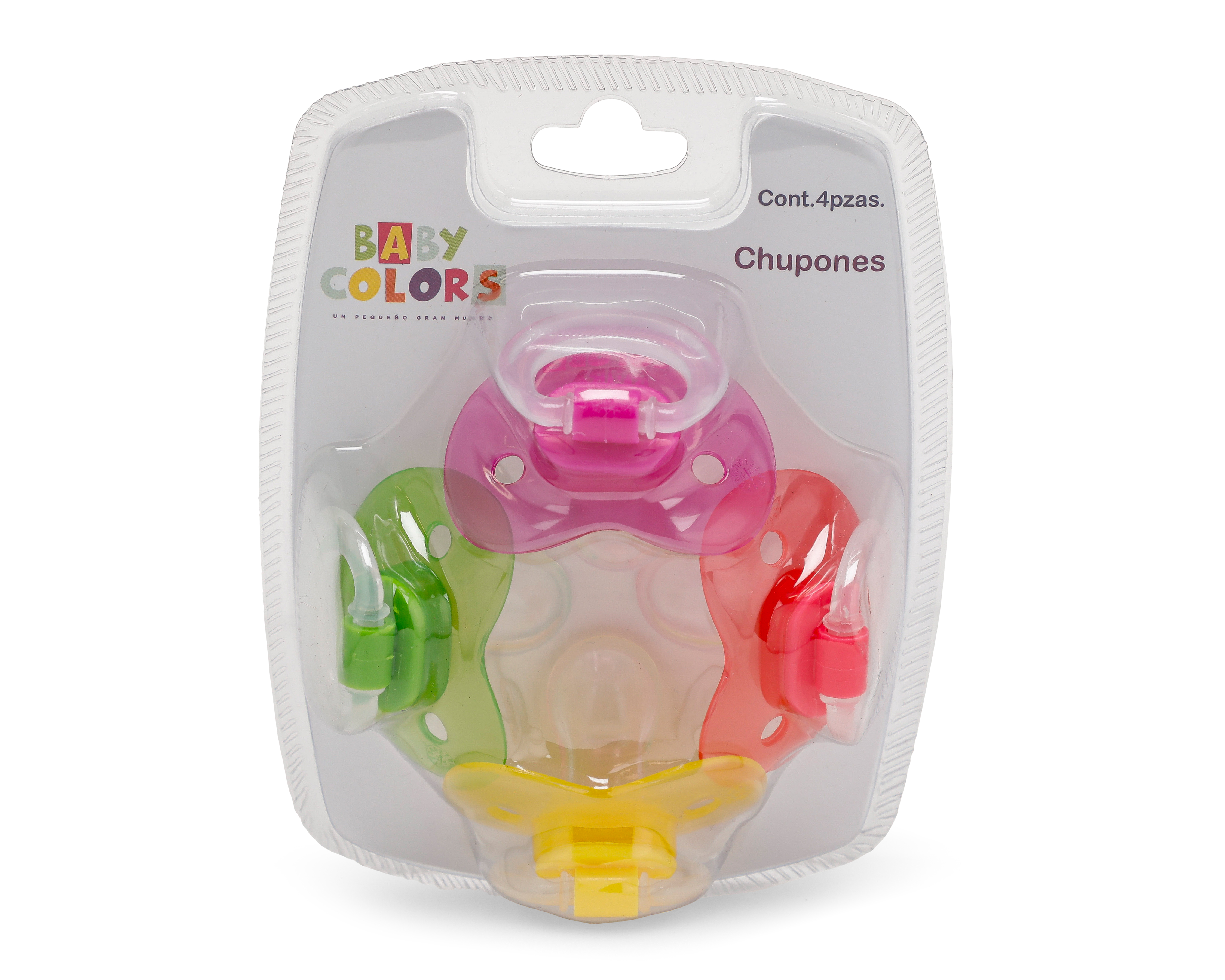 Chupón Baby Colors 4 Piezas