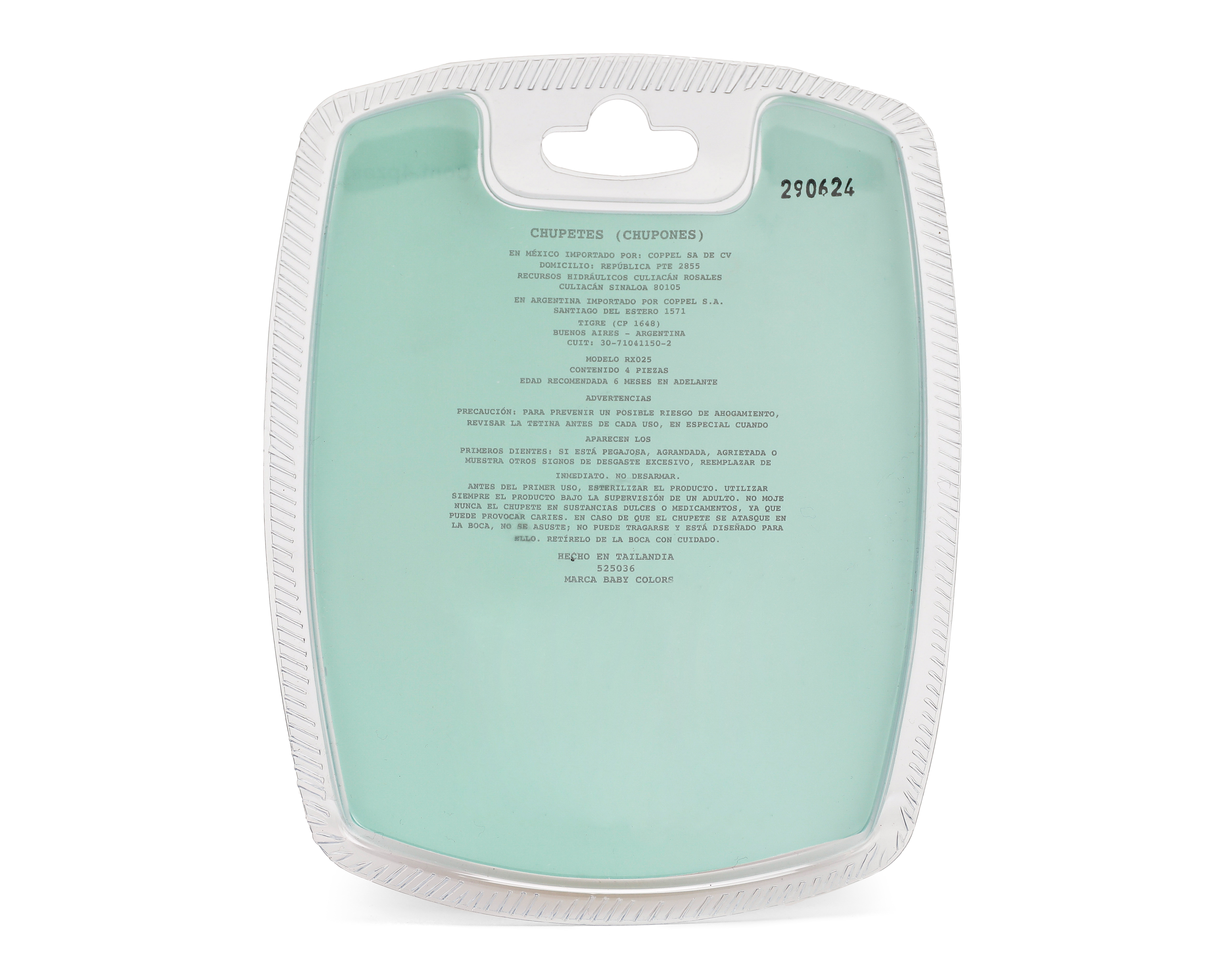 Foto 3 pulgar | Foto 2 | Chupón Baby Colors 4 Piezas