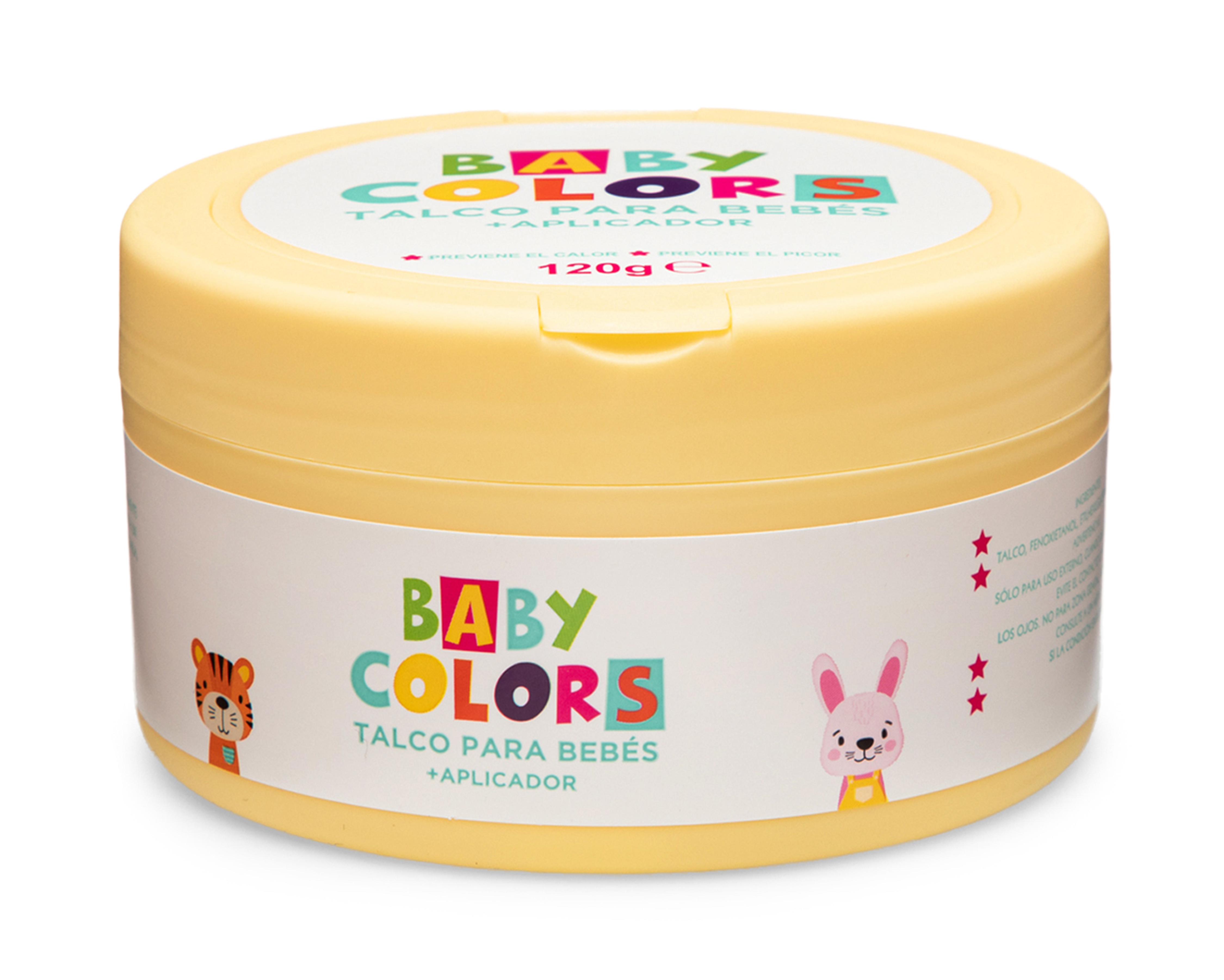 Foto 1 | Foto 1 | Talco Baby Colors con Aplicador 120 g