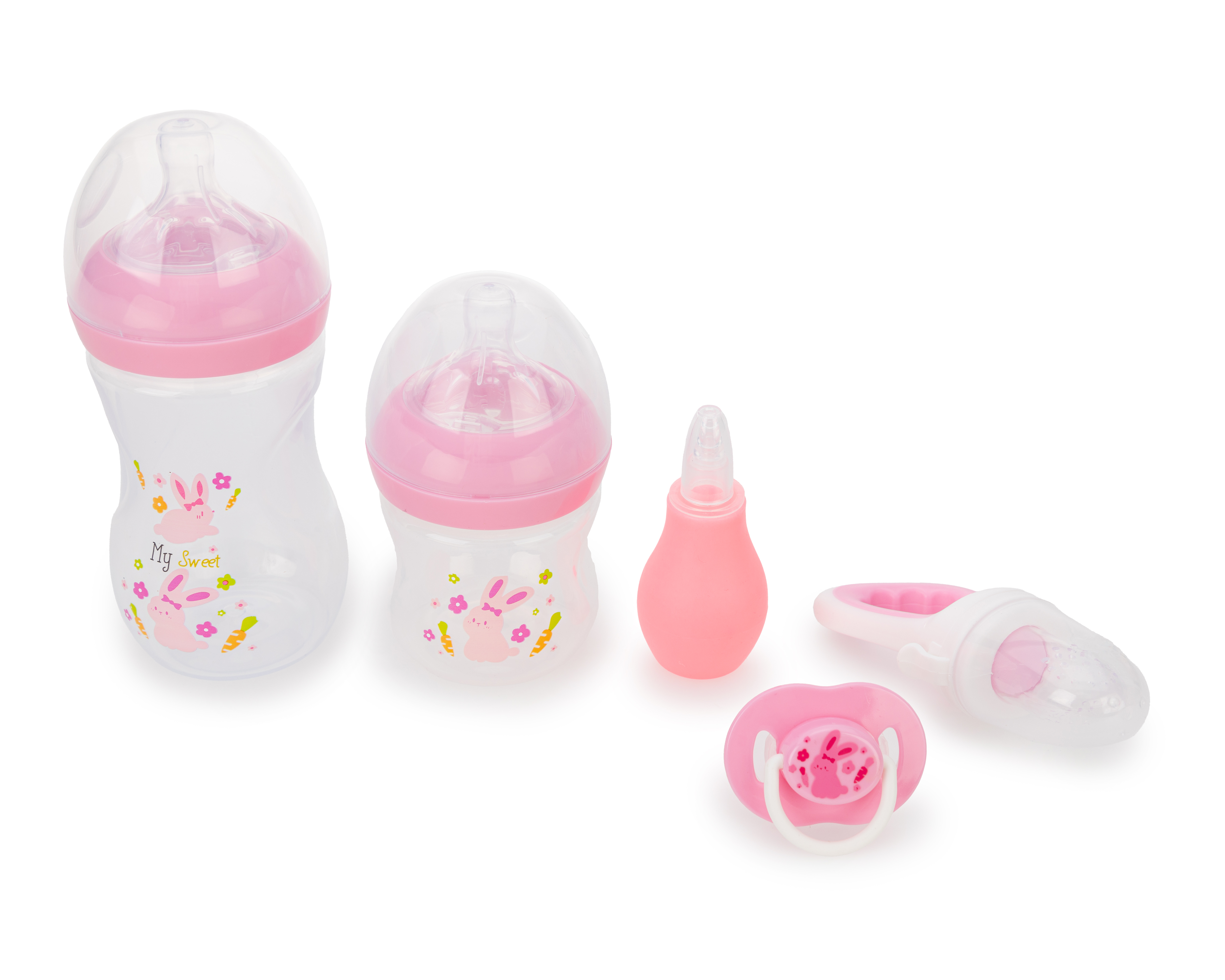 Foto 3 pulgar | Foto 2 | Biberón Baby Colors Rosa 5 Piezas