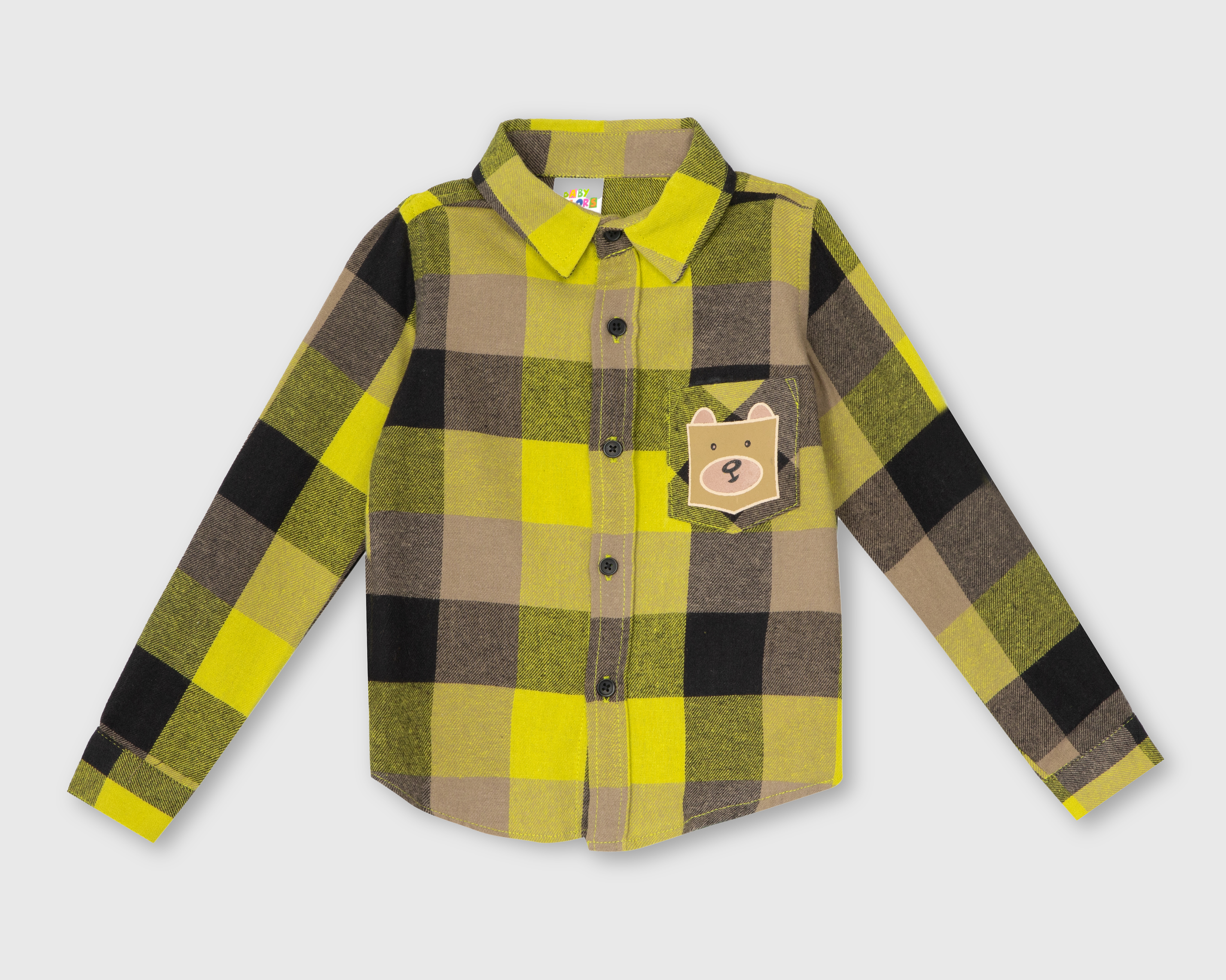 Camisa Baby Colors de Algodón a Cuadros