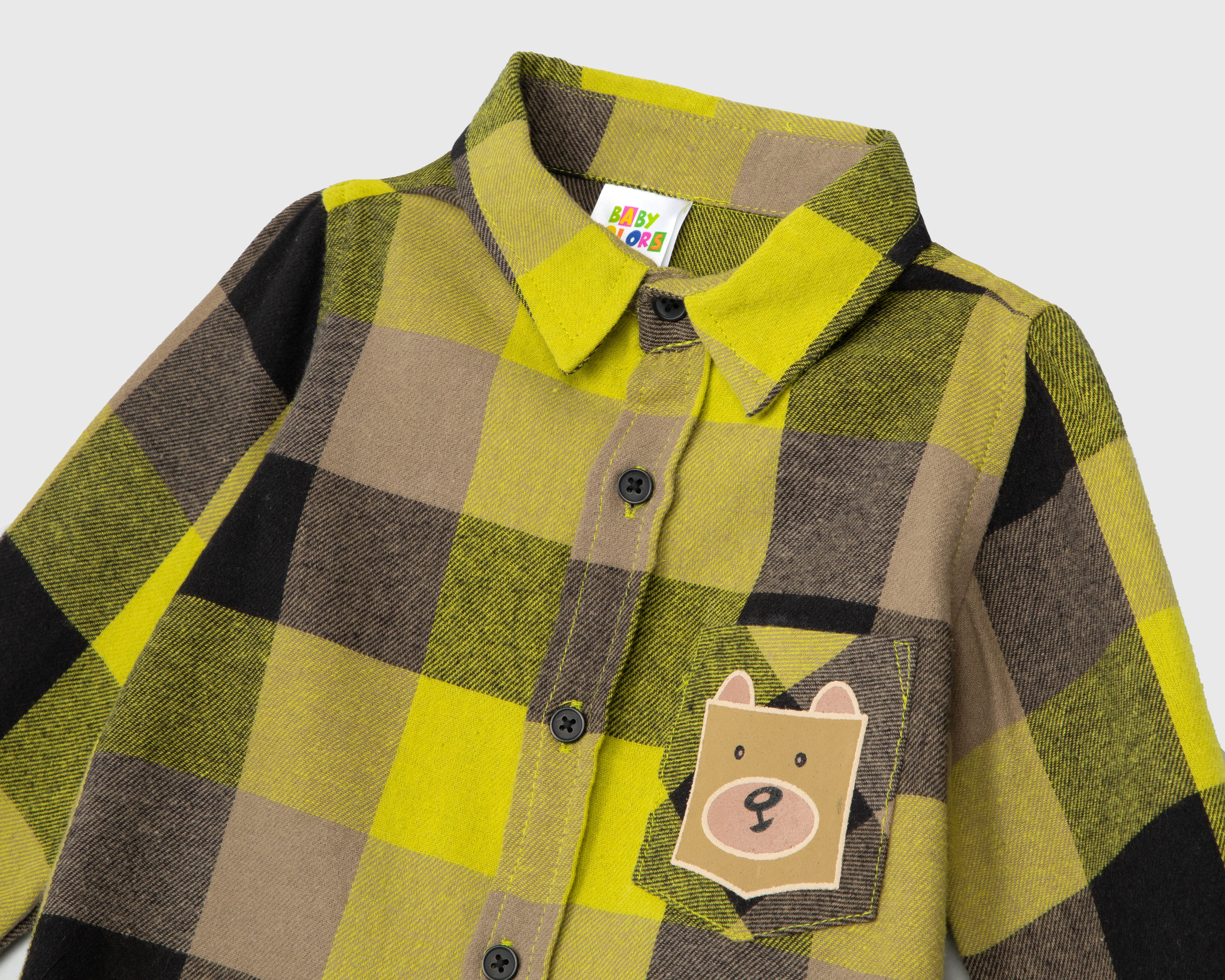 Foto 4 pulgar | Foto 3 | Camisa Baby Colors de Algodón a Cuadros