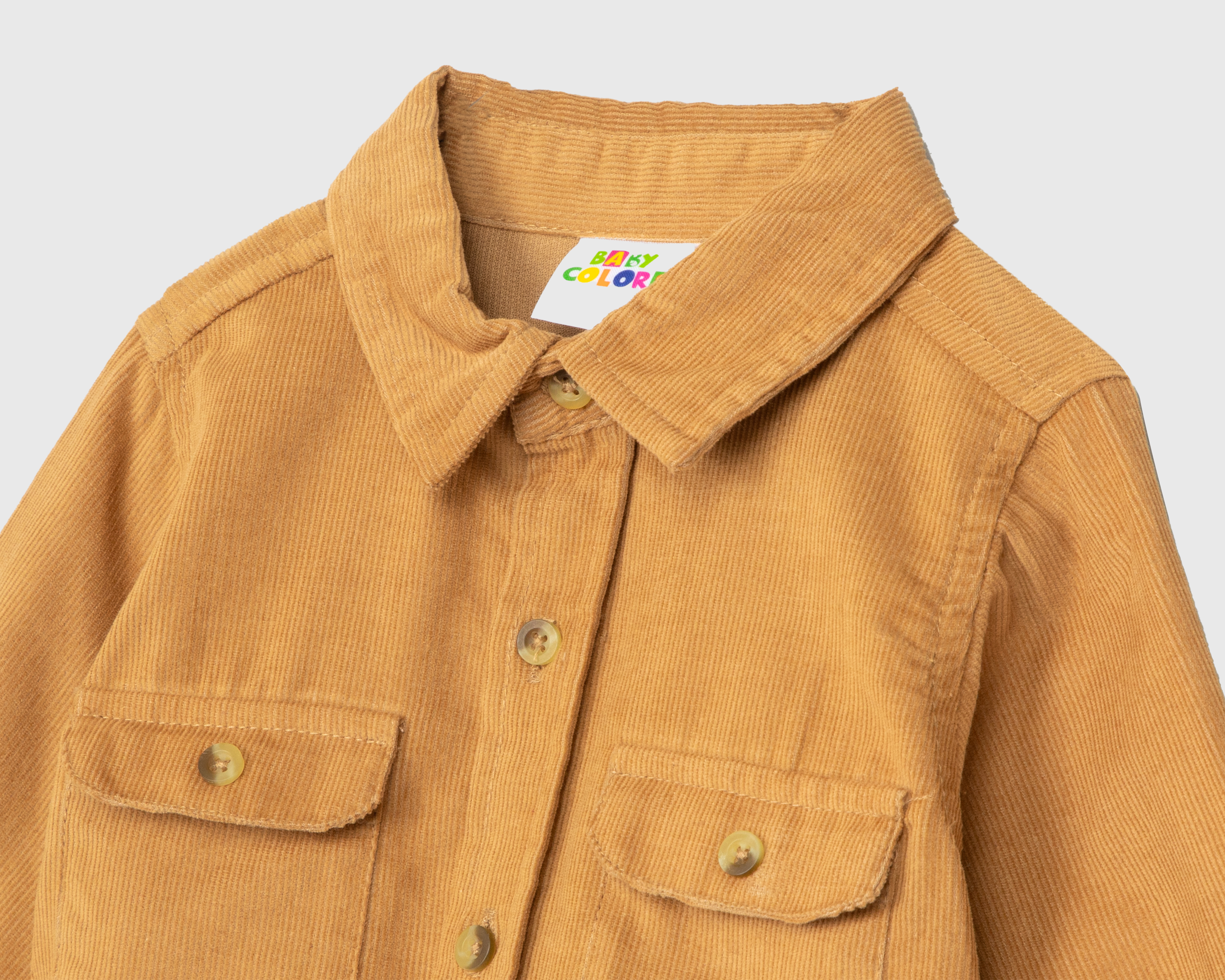 Foto 4 pulgar | Foto 3 | Camisa para Bebé Baby Colors de Algodón Manga Larga