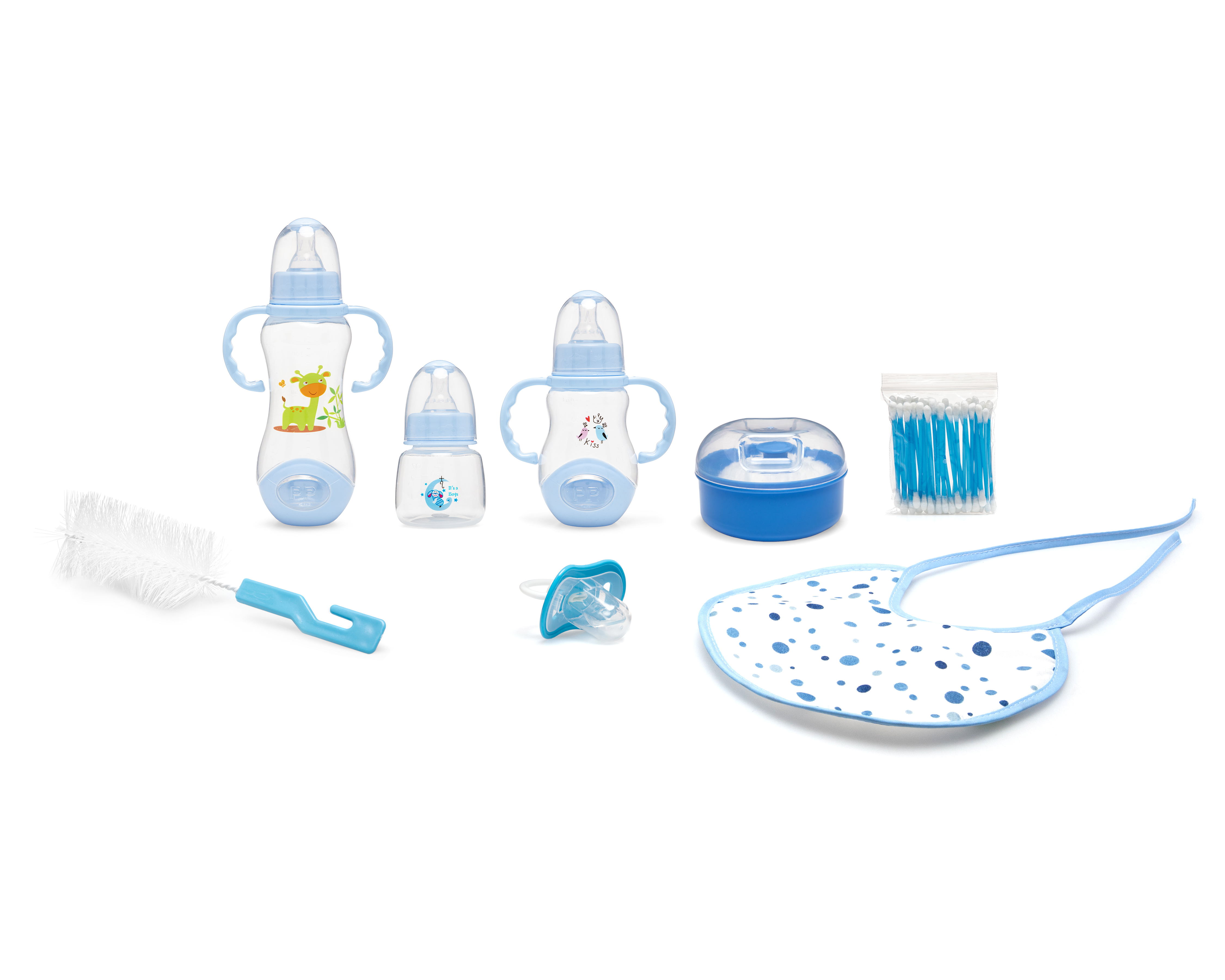 Set de Biberones Baby Colors con Accesorios