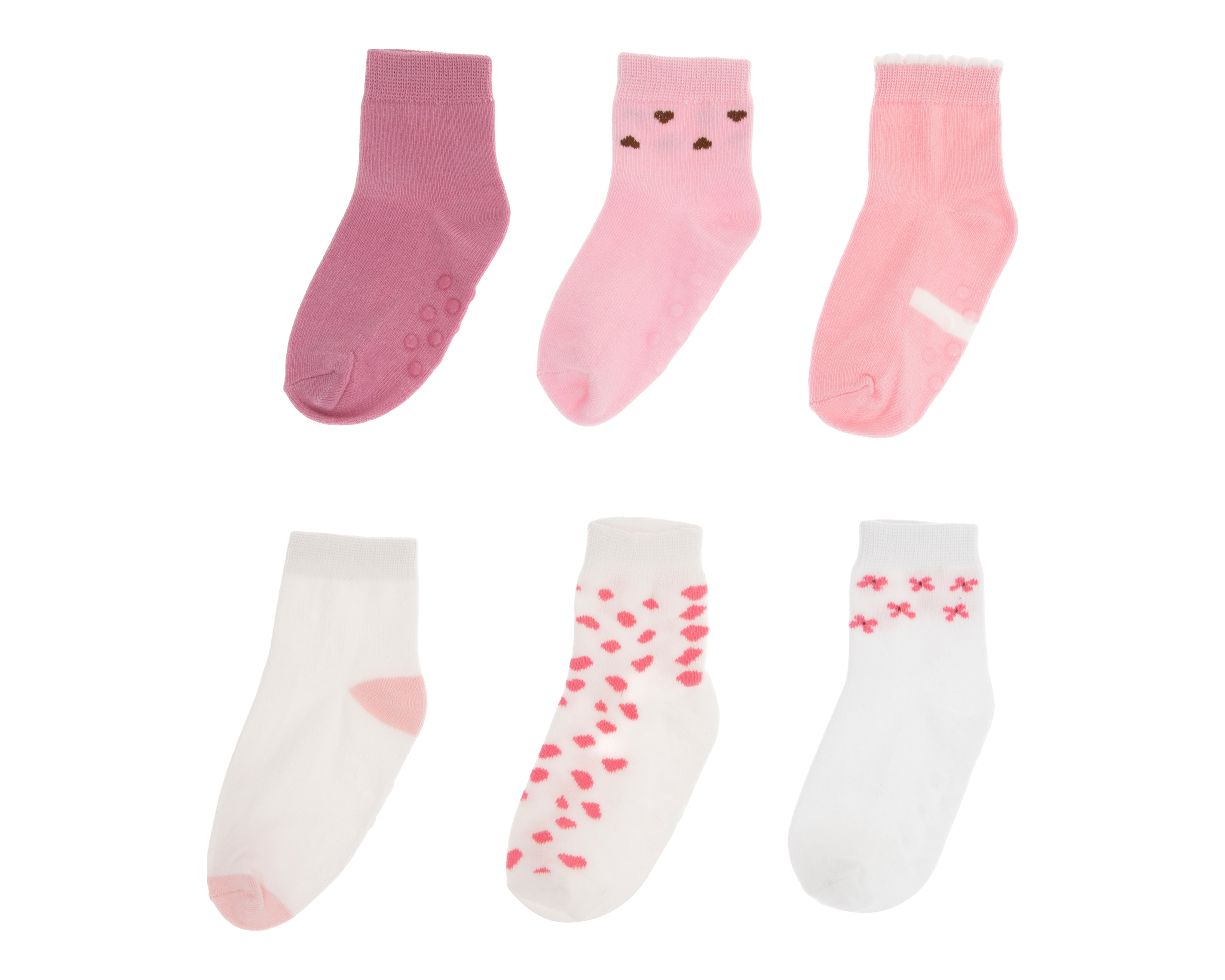 Foto 2 pulgar | Foto 1 | Calcetas para Bebé Niña Baby Colors para 6 Pares