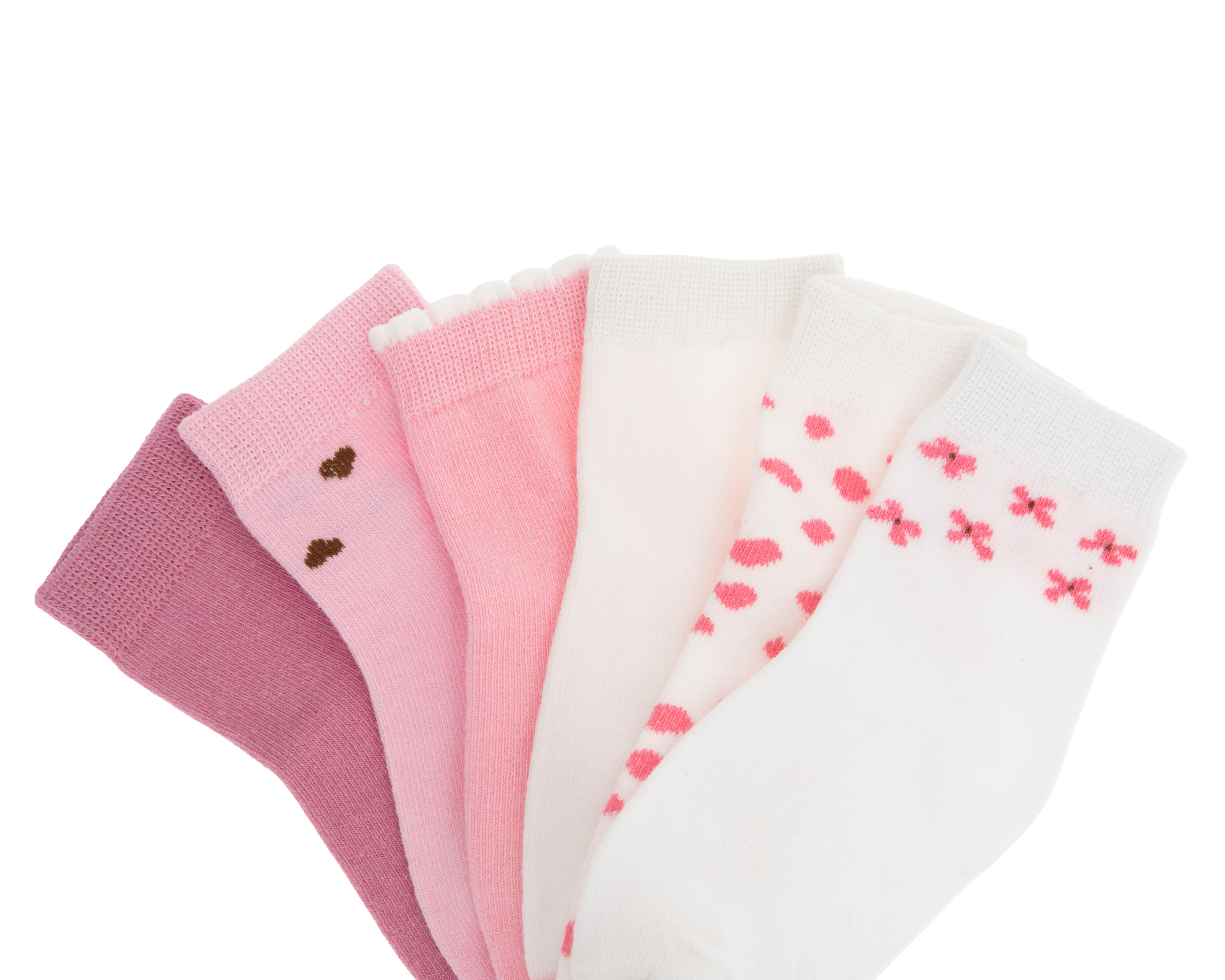 Foto 3 pulgar | Foto 2 | Calcetas para Bebé Niña Baby Colors para 6 Pares