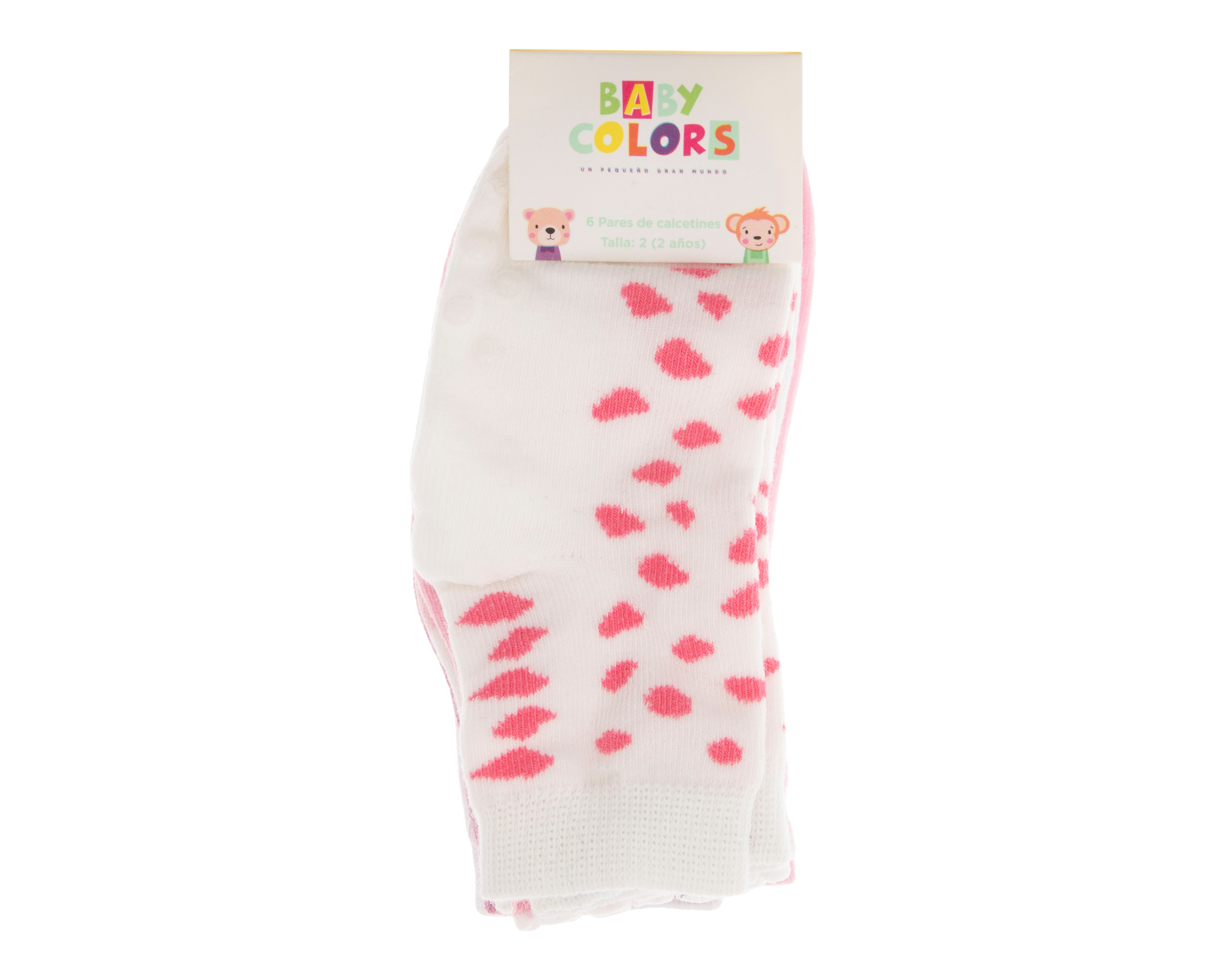 Foto 3 | Foto 3 | Calcetas para Bebé Niña Baby Colors para 6 Pares
