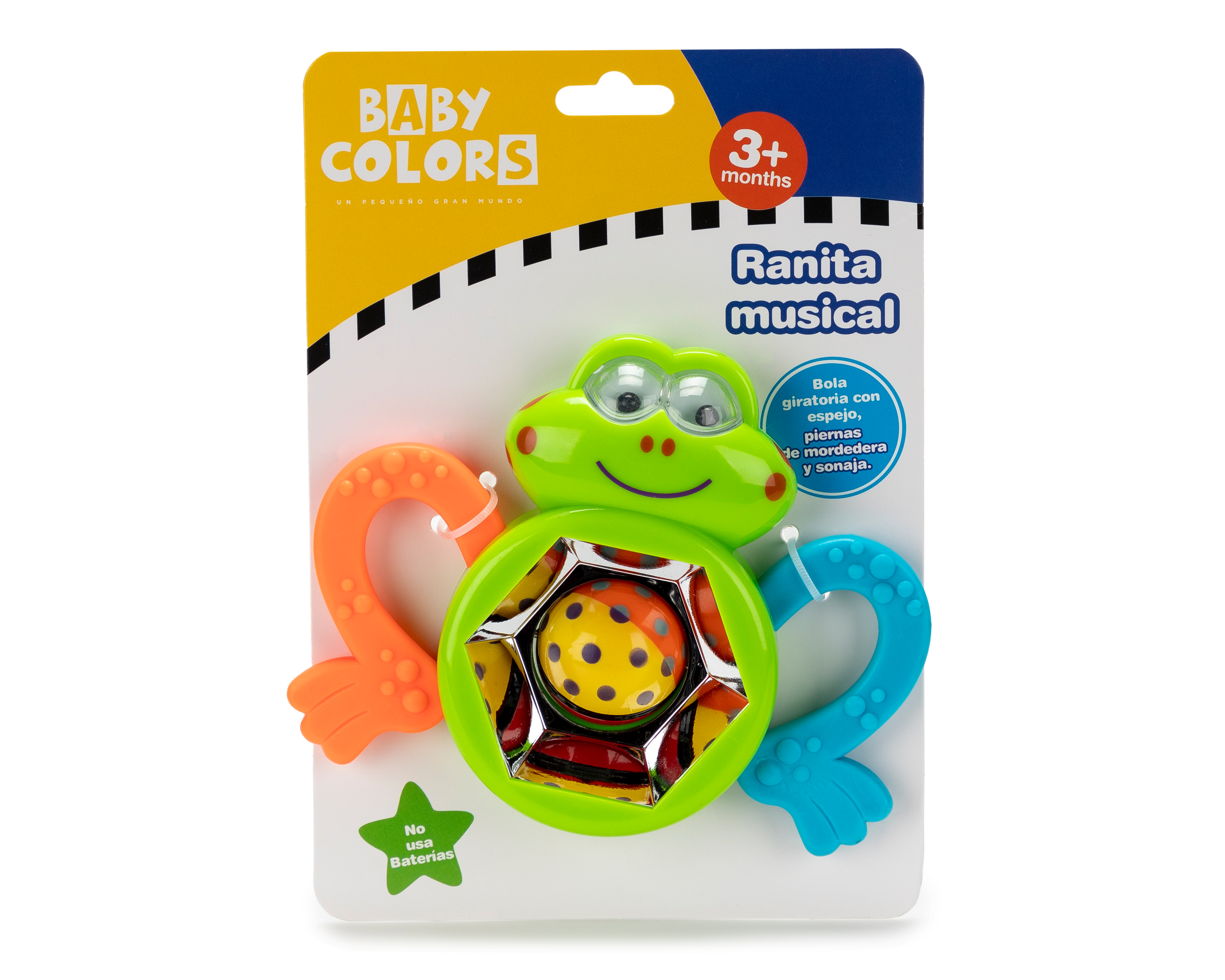 Foto 2 pulgar | Foto 1 | Sonaja Ranita Musical para Bebé Baby Colors