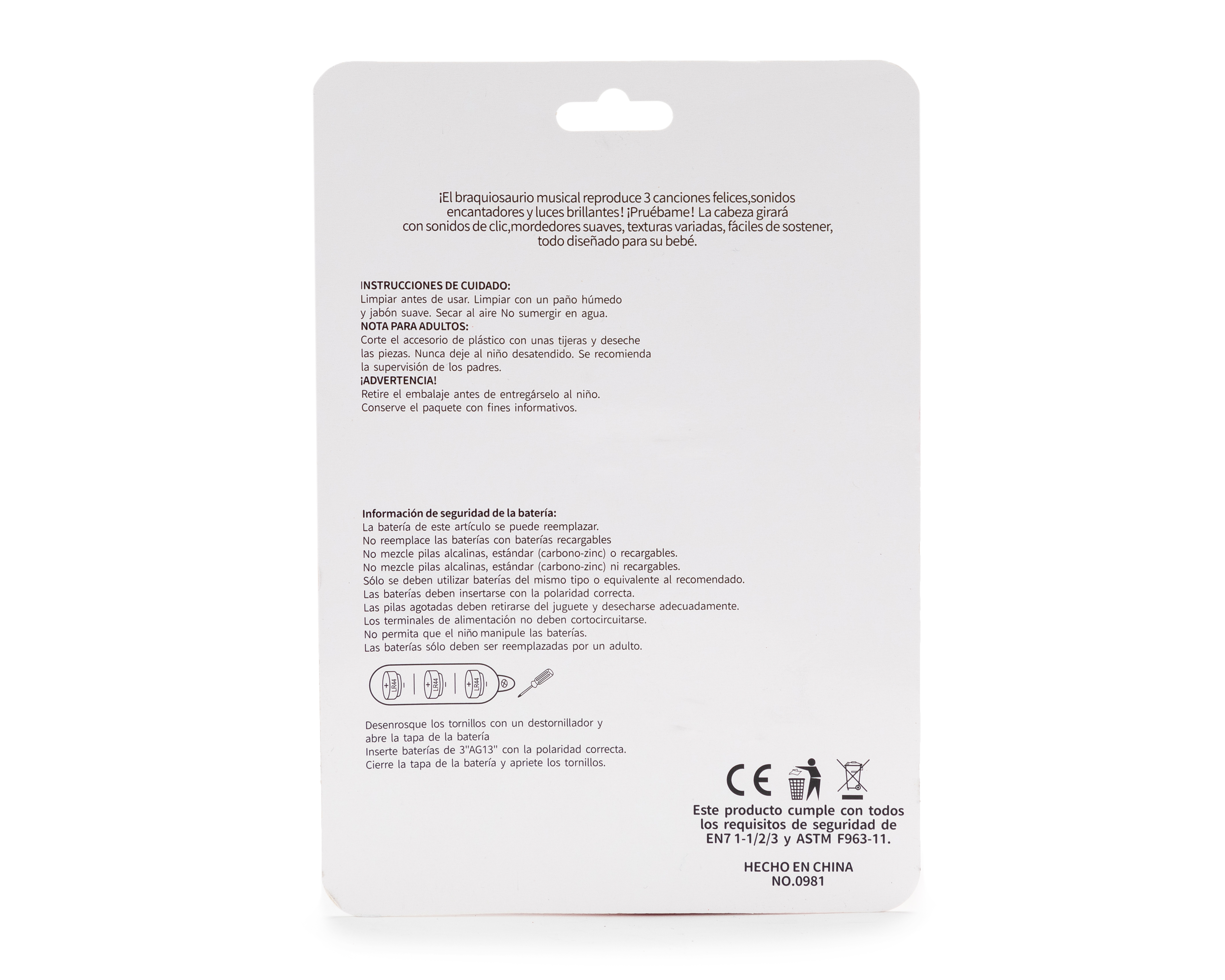 Foto 3 pulgar | Foto 2 | Sonaja de Plástico para Bebé Baby Colors