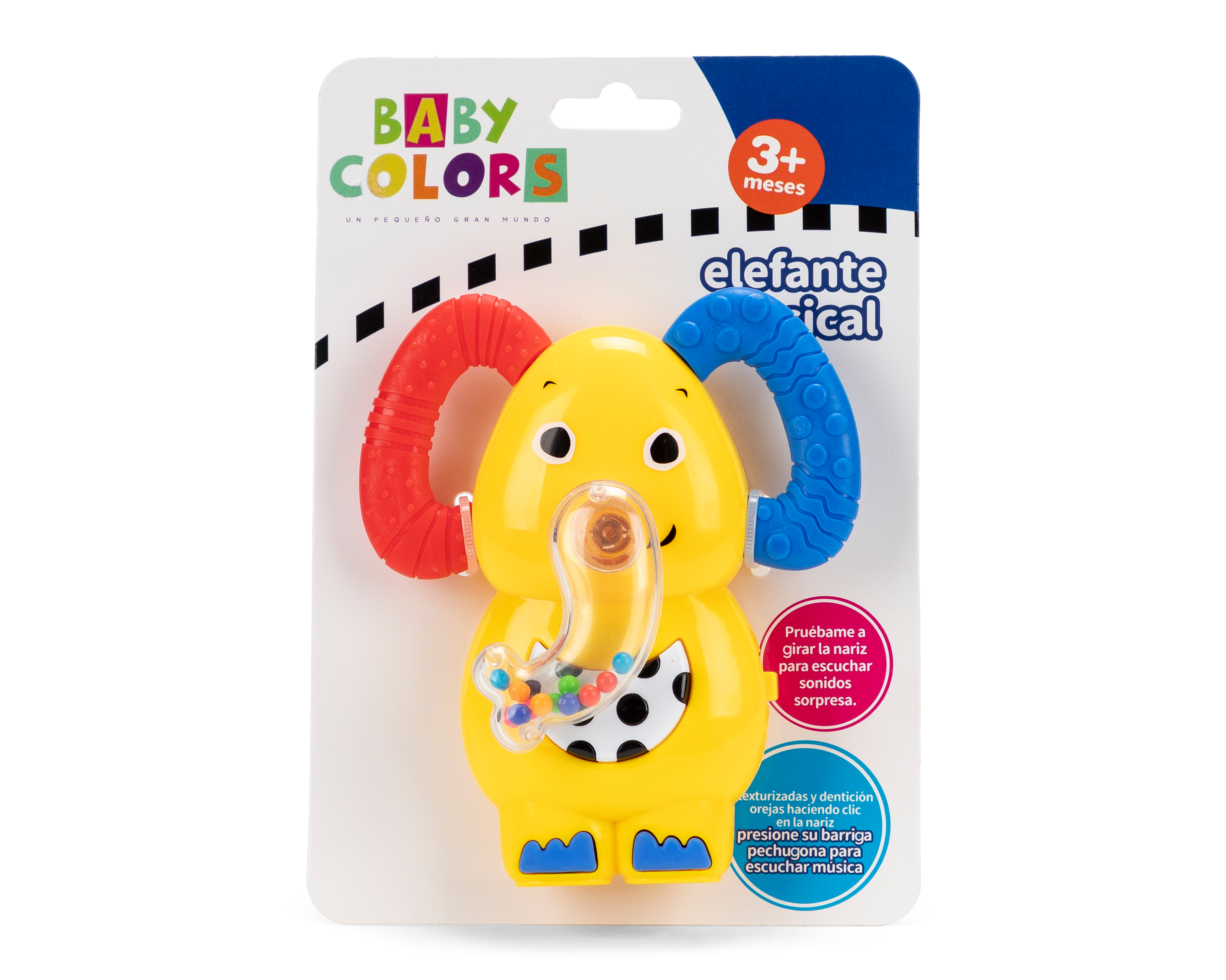 Foto 2 pulgar | Foto 1 | Sonaja de Plástico para Bebé Baby Colors