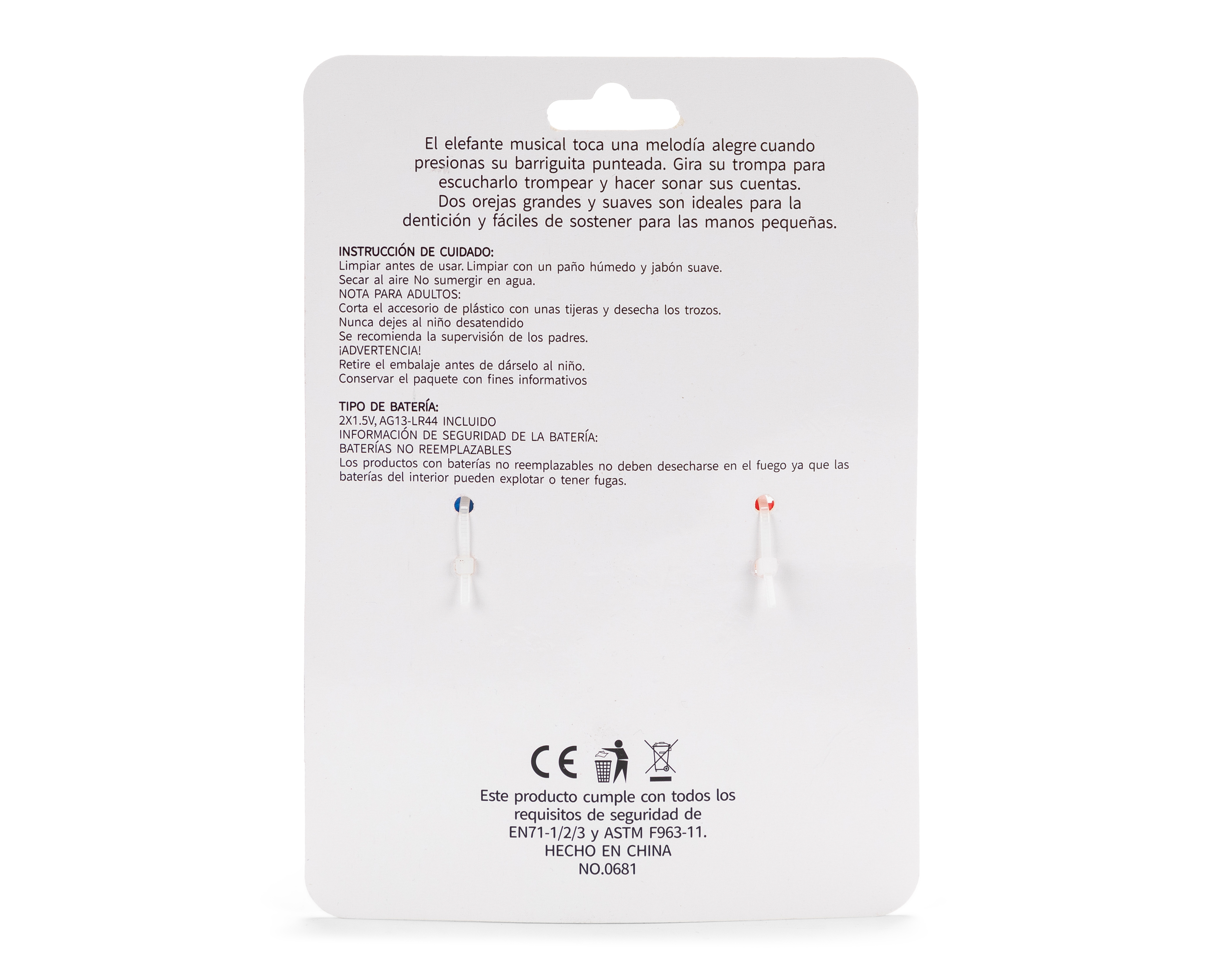 Foto 3 pulgar | Foto 2 | Sonaja de Plástico para Bebé Baby Colors