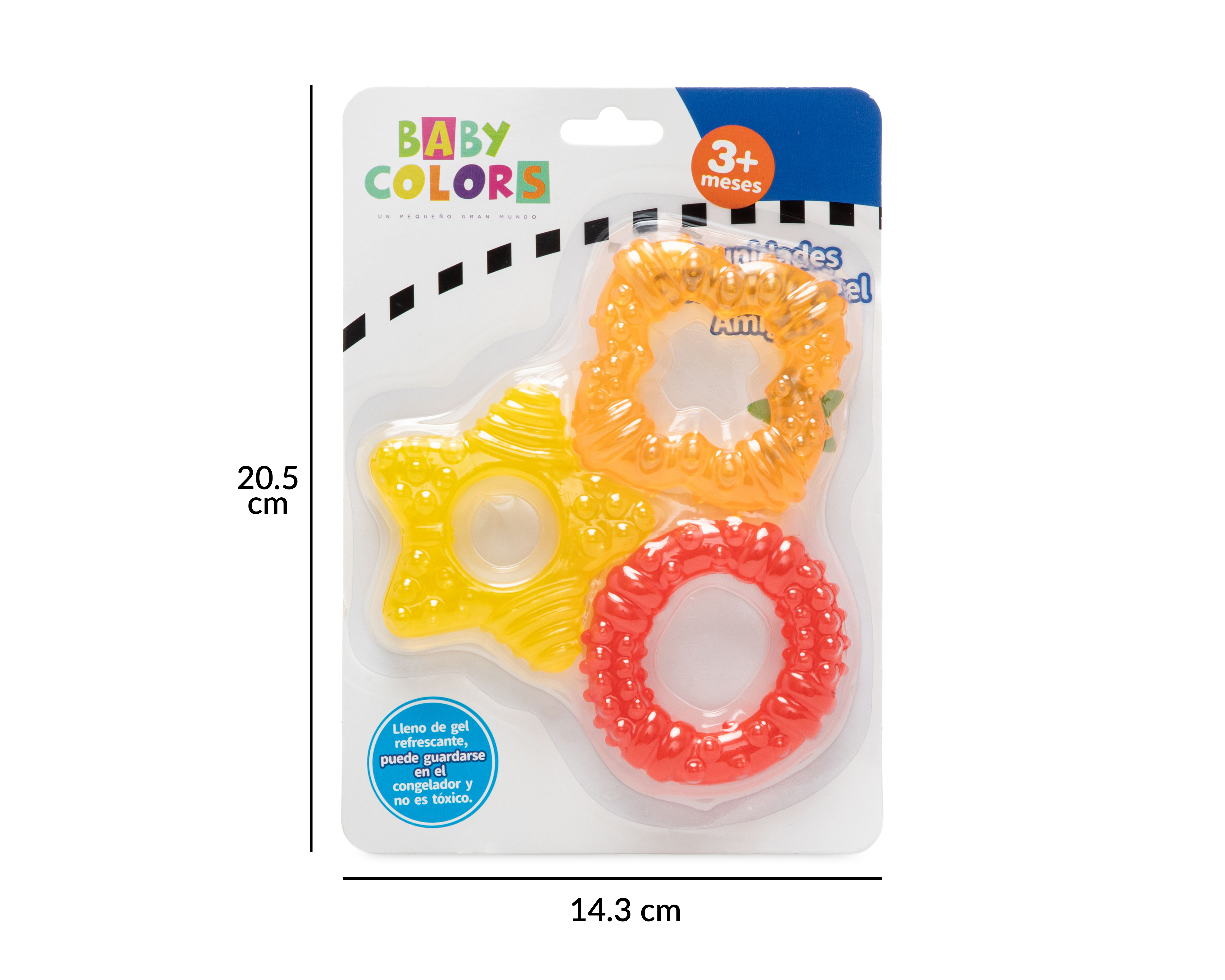 Foto 5 pulgar | Foto 4 | Mordedera Baby Colors 3 Piezas