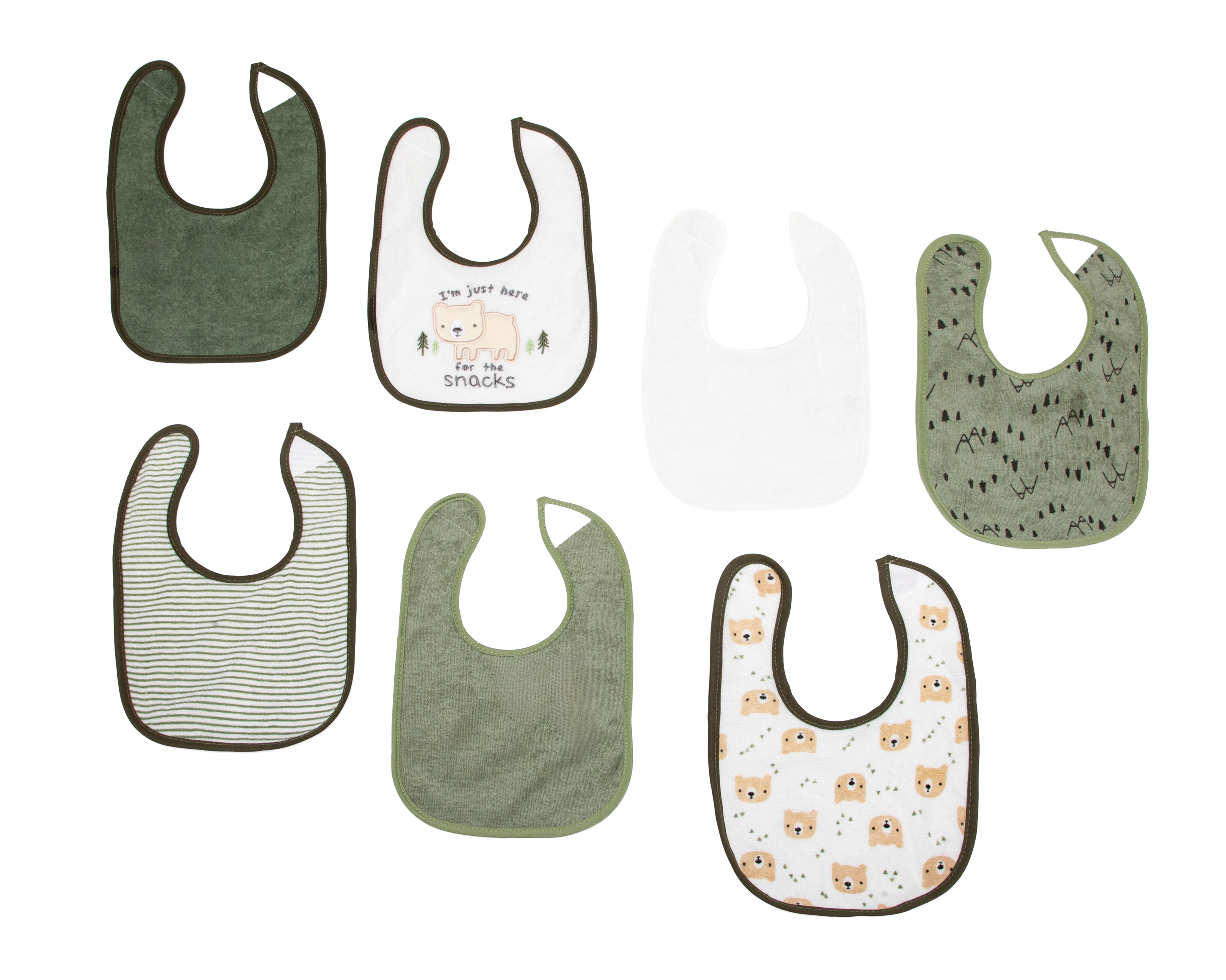 Foto 2 pulgar | Foto 1 | Babero para Bebé Niño Baby Colors 7 Piezas