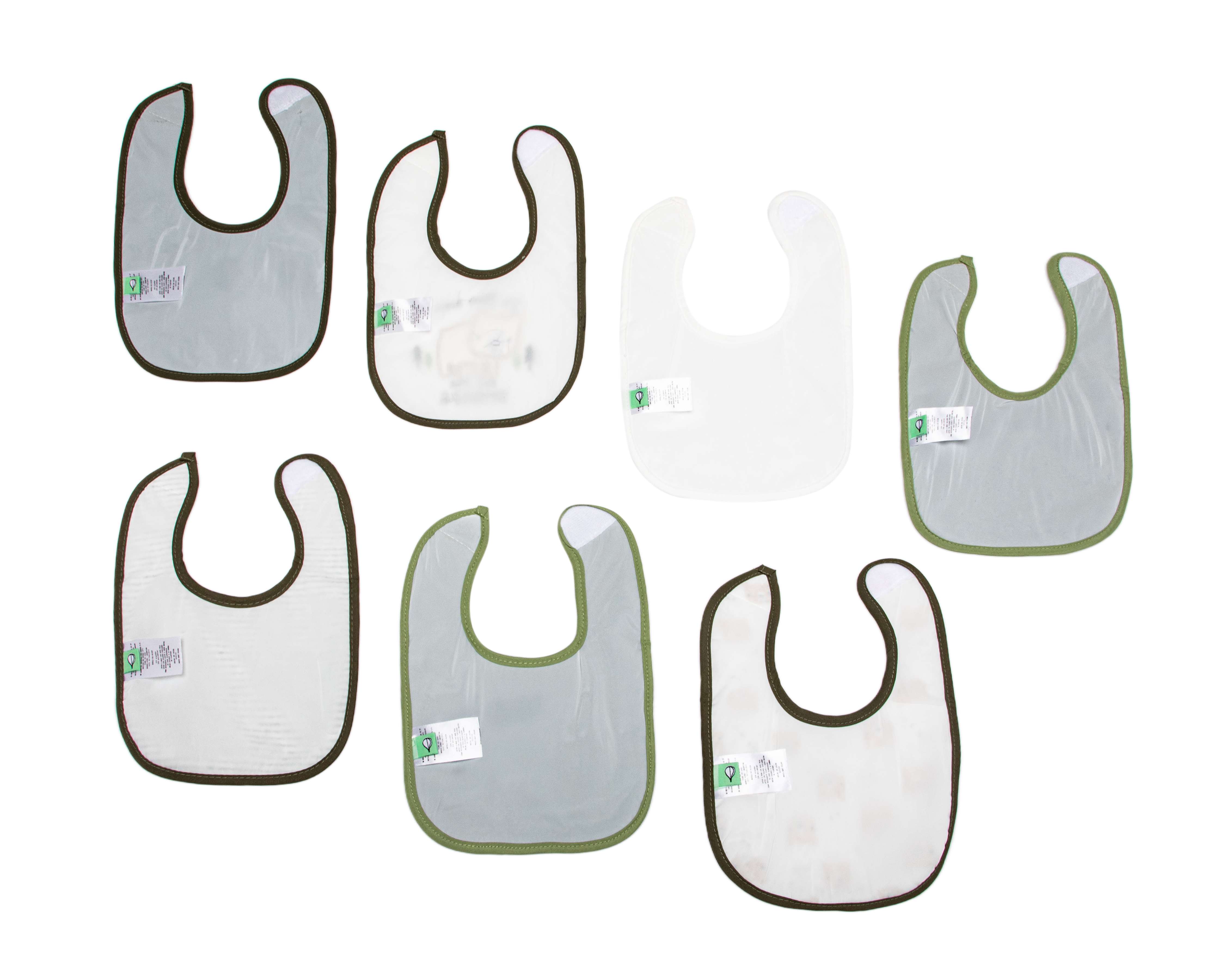 Foto 3 pulgar | Foto 2 | Babero para Bebé Niño Baby Colors 7 Piezas