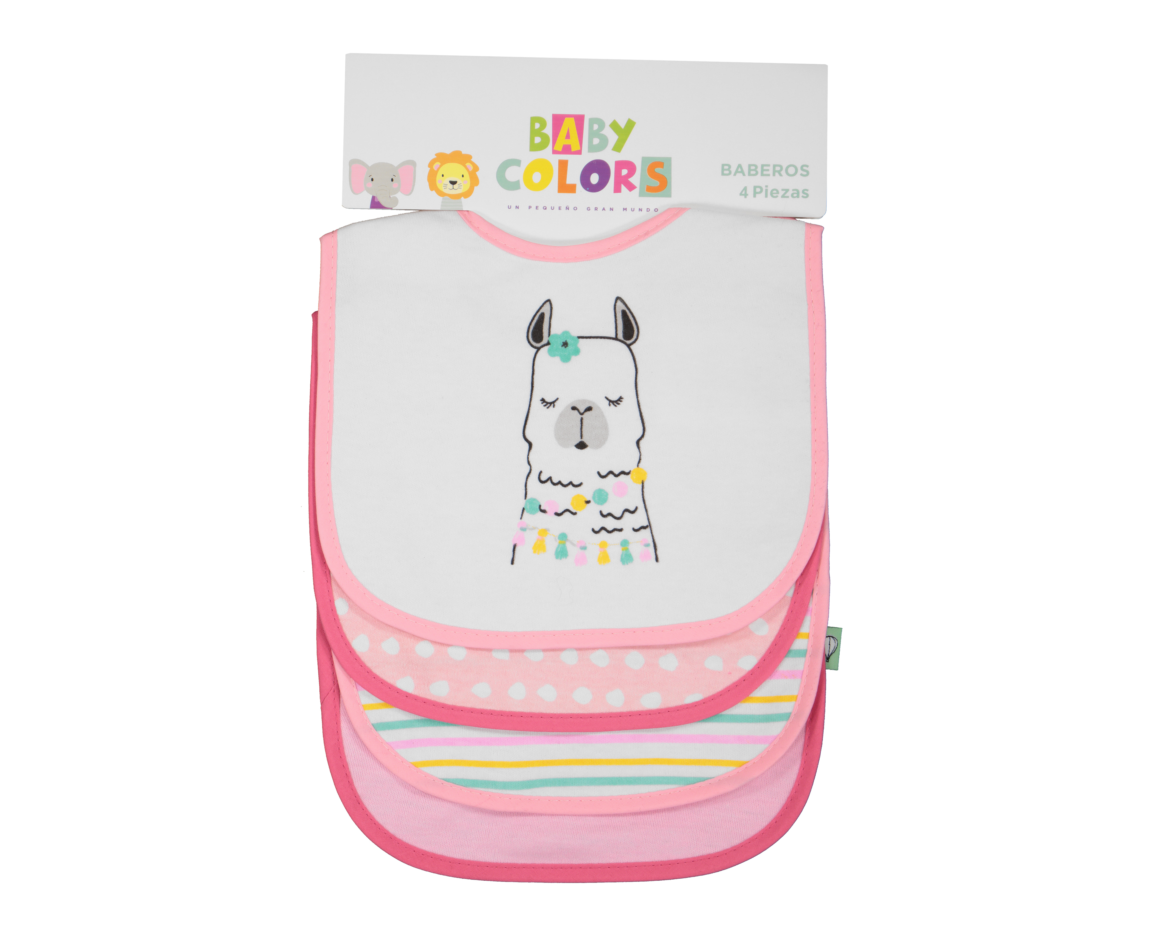 Foto 1 | Foto 1 | Baberos para Bebé Baby Colors 4 Piezas