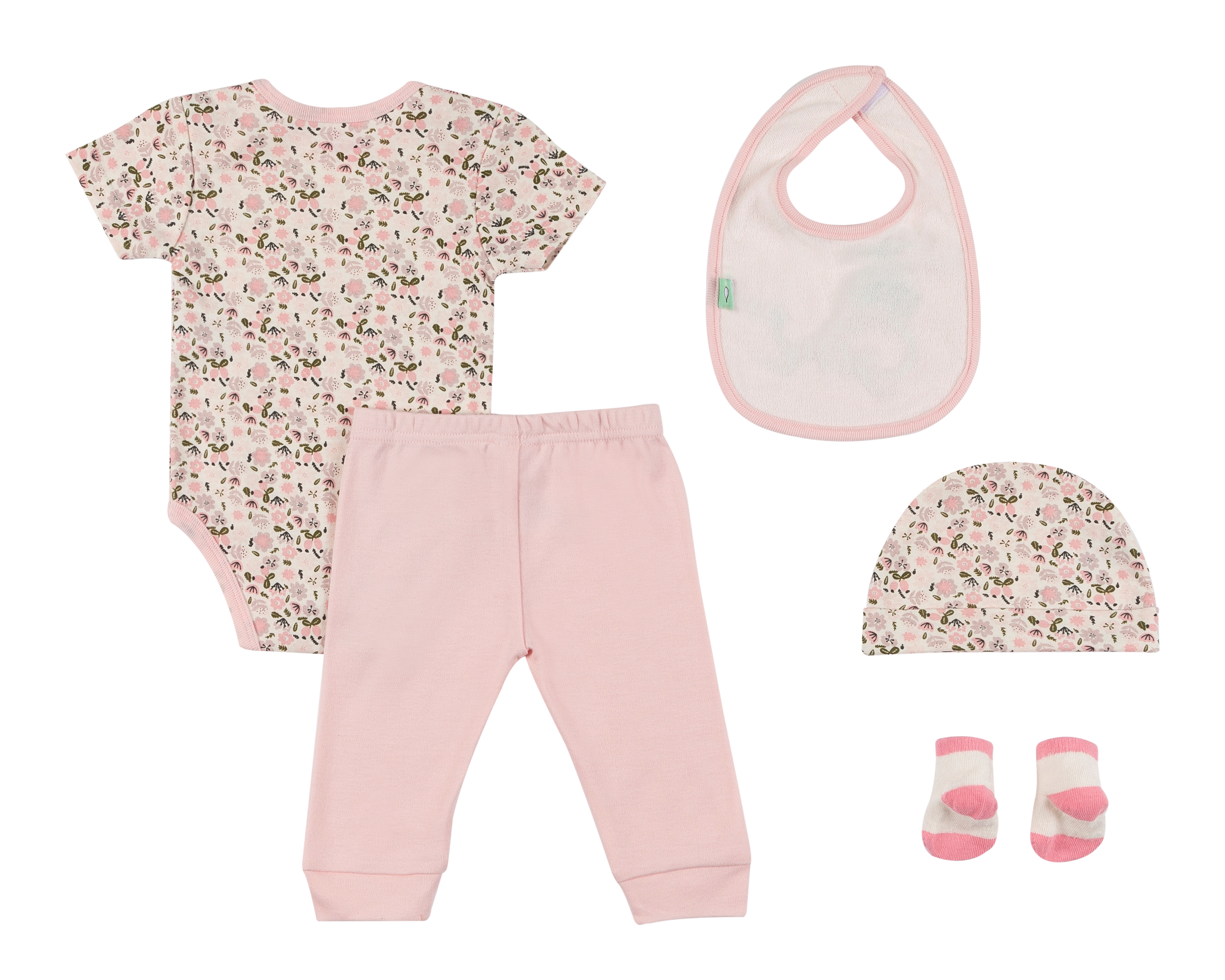 Foto 3 pulgar | Foto 2 | Conjunto para Bebé Niña Baby Colors 5 Piezas