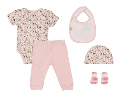Foto 2 | Foto 2 | Conjunto para Bebé Niña Baby Colors 5 Piezas